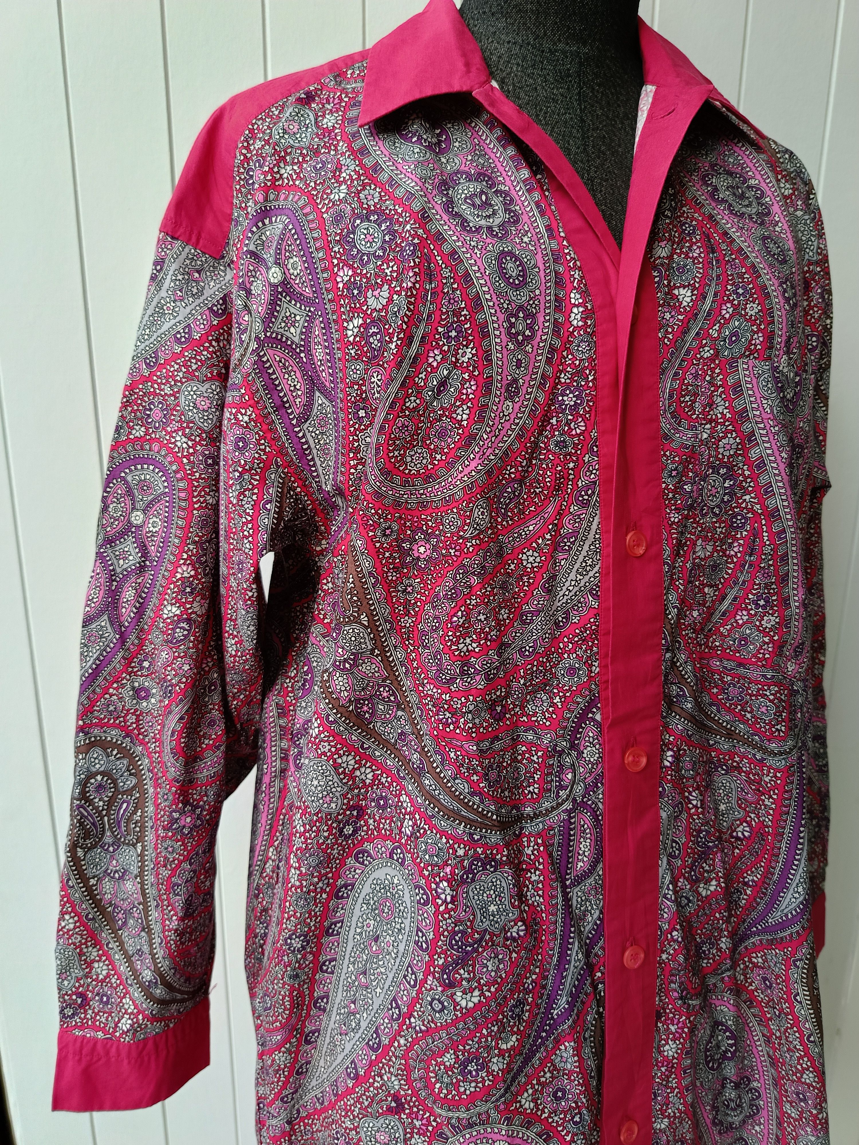 Issey Miyake × Japanese Brand Plantation by Issey Miyake Japan vintage paisley 90s shirt Size US M / EU 48-50 / 2 - 1 Thumbnail