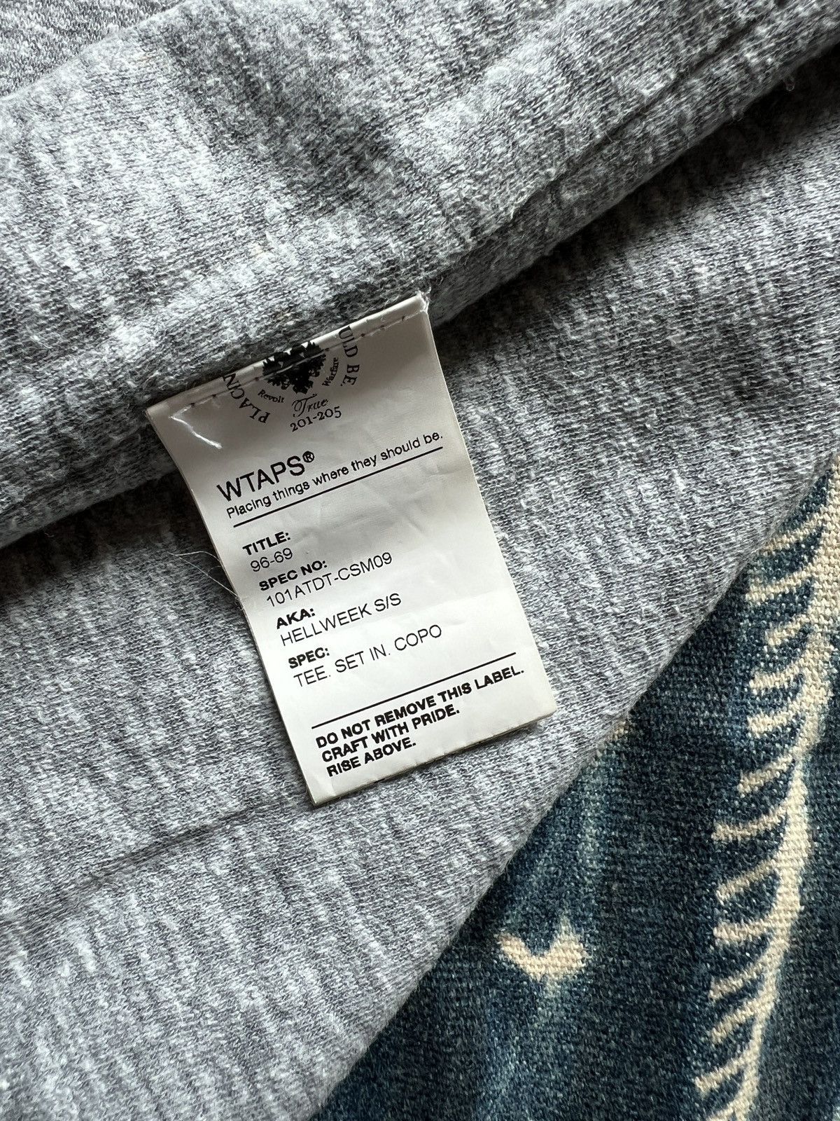 Wtaps Wtaps Reversible Sweat Tee 2010FW Size US M / EU 48-50 / 2 - 12 Thumbnail