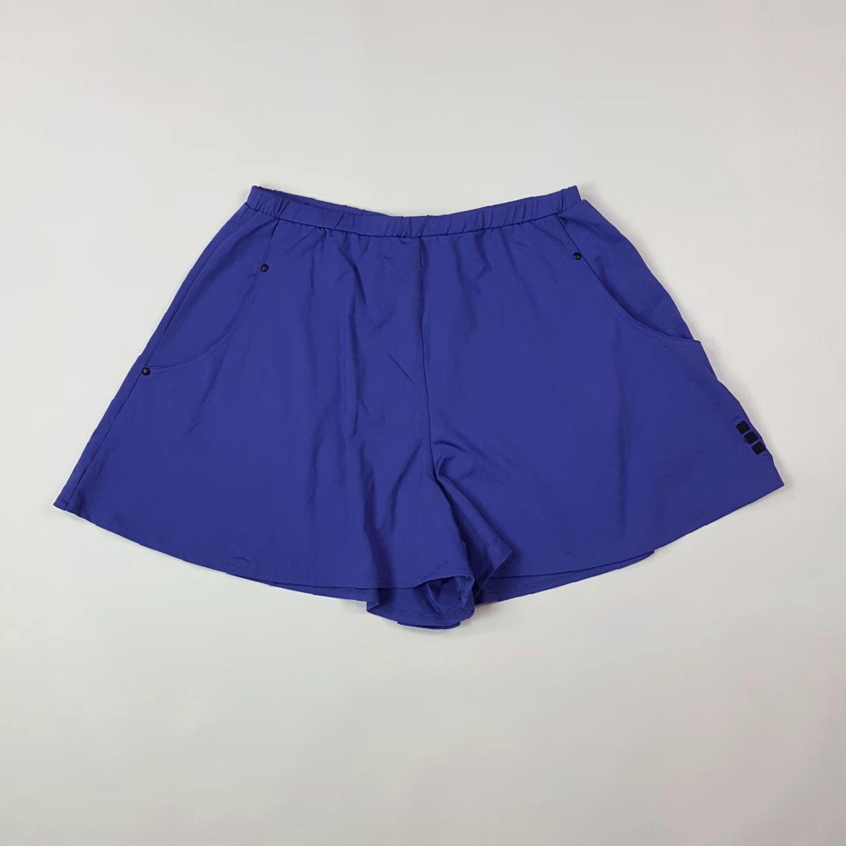 Vintage VINTAGE Jamie Sadock Purple High Waist Women’s M Casual Lounge Retro Sports Shorts Size 28" / US 6 / IT 42 - 2 Thumbnail
