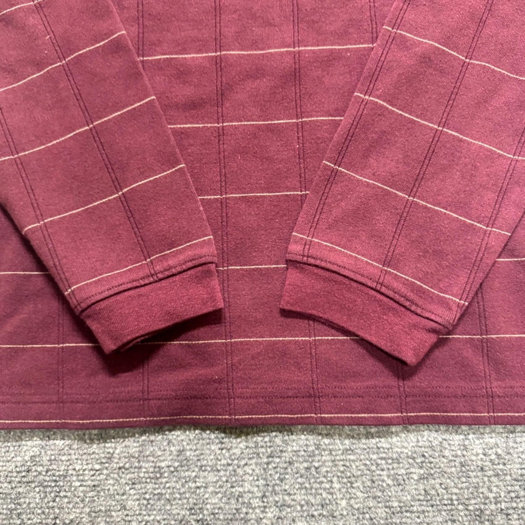 Vintage VINTAGE Van Heusen Polo Shirt Mens S Long-sleeve Maroon 90s Y2K Polo Shirt Mens S Maroon Vintage 90s Y2K Size US S / EU 44-46 / 1 - 7 Thumbnail
