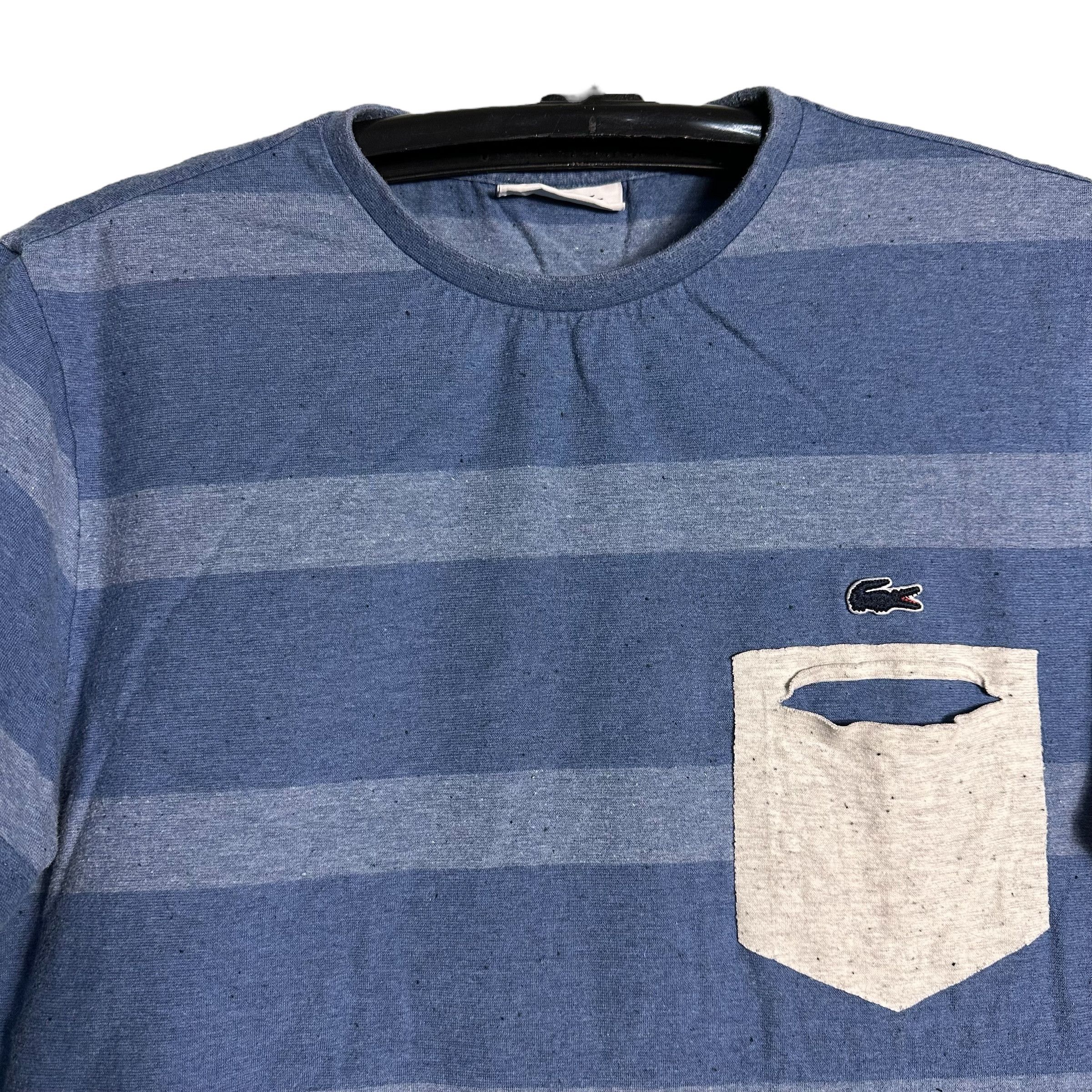 Lacoste 🔥RARE🔥 Lacoste Stripes Single Pocket T-shirt Made in Japan Size US L / EU 52-54 / 3 - 2 Thumbnail