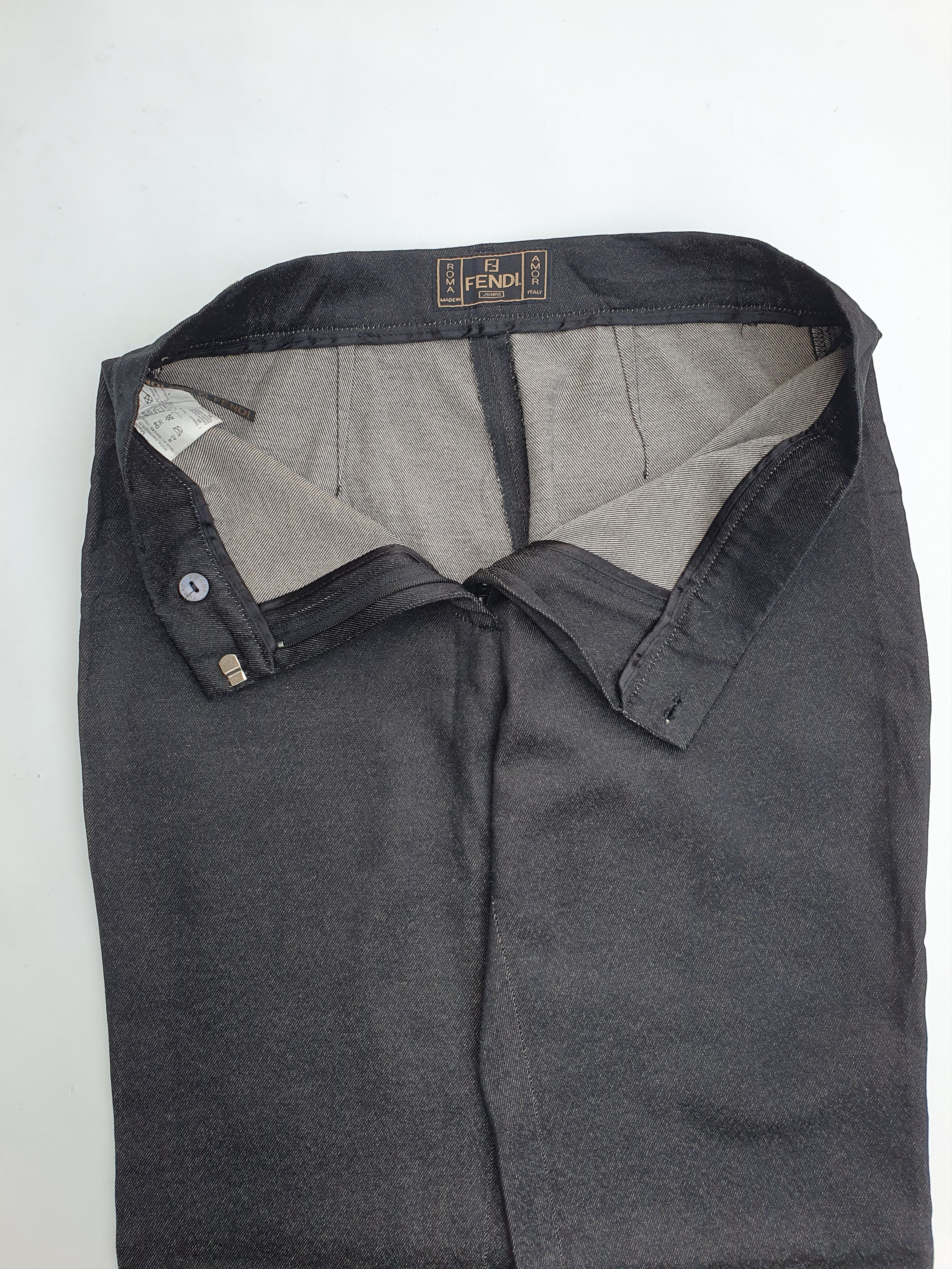 Fendi 1990s Flared Jeans Size 28" / US 6 / IT 42 - 3 Thumbnail