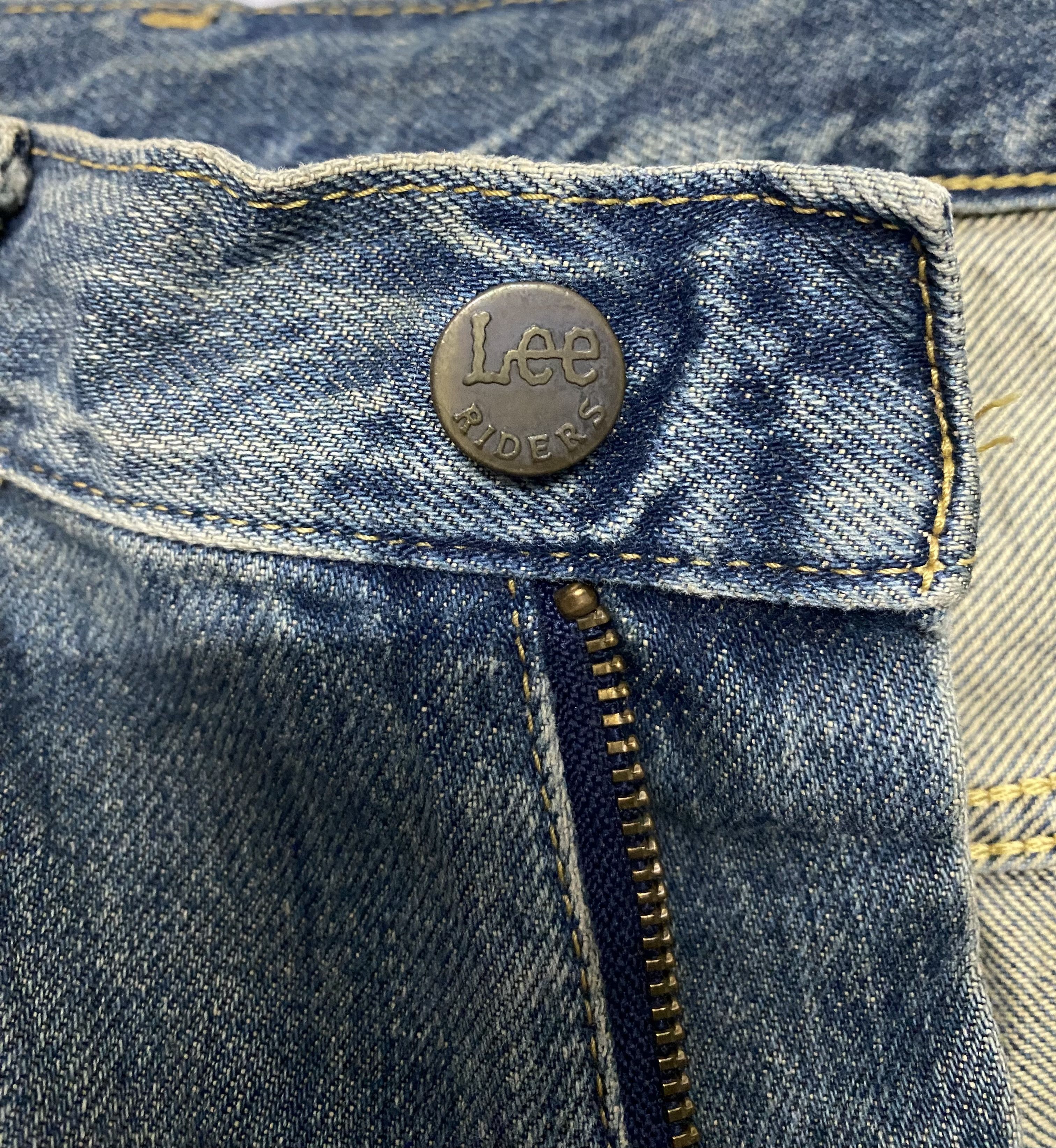 Lee Retro 90s Lee Dark Wash Faded Denim Workwear Jeans 34 Size US 34 / EU 50 - 8 Thumbnail