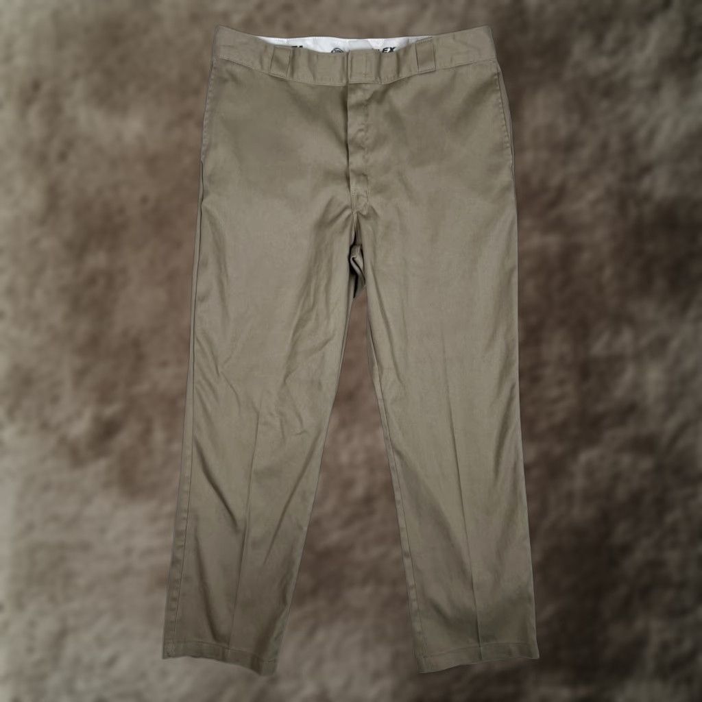 Dickies Dickies Men's Trousers 38x32 Khaki Pants Straight Chino Polyester Cotton READ Dickies 874 Regular Beige Pants 90s USA Golf Classic Mens Size US 38 / EU 54 - 1 Thumbnail