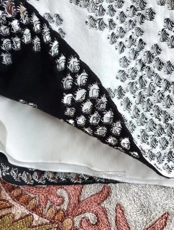 Dior Dior Elegant White Lace Mid. Size 22" - 5 Thumbnail