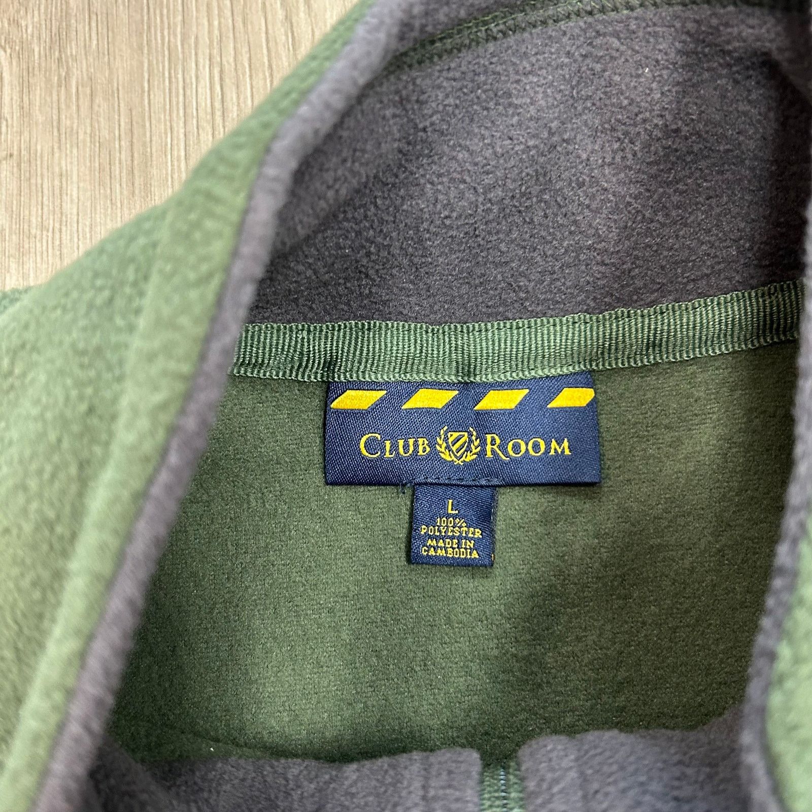 Stussy Club Room Green Fleece Vest Zip up Size Large L B20 Size US L / EU 52-54 / 3 - 5 Thumbnail