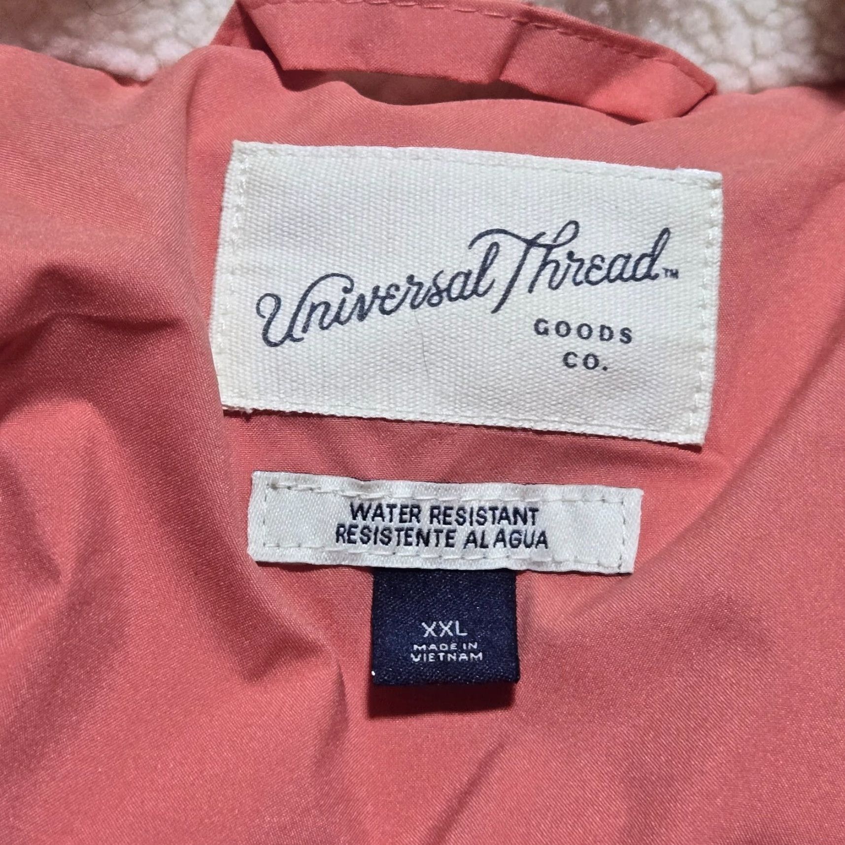 Vintage Universal Thread Jacket 2XL Pink Puffer Womens Size XXL / US 16-18 / IT 52-54 - 4 Thumbnail