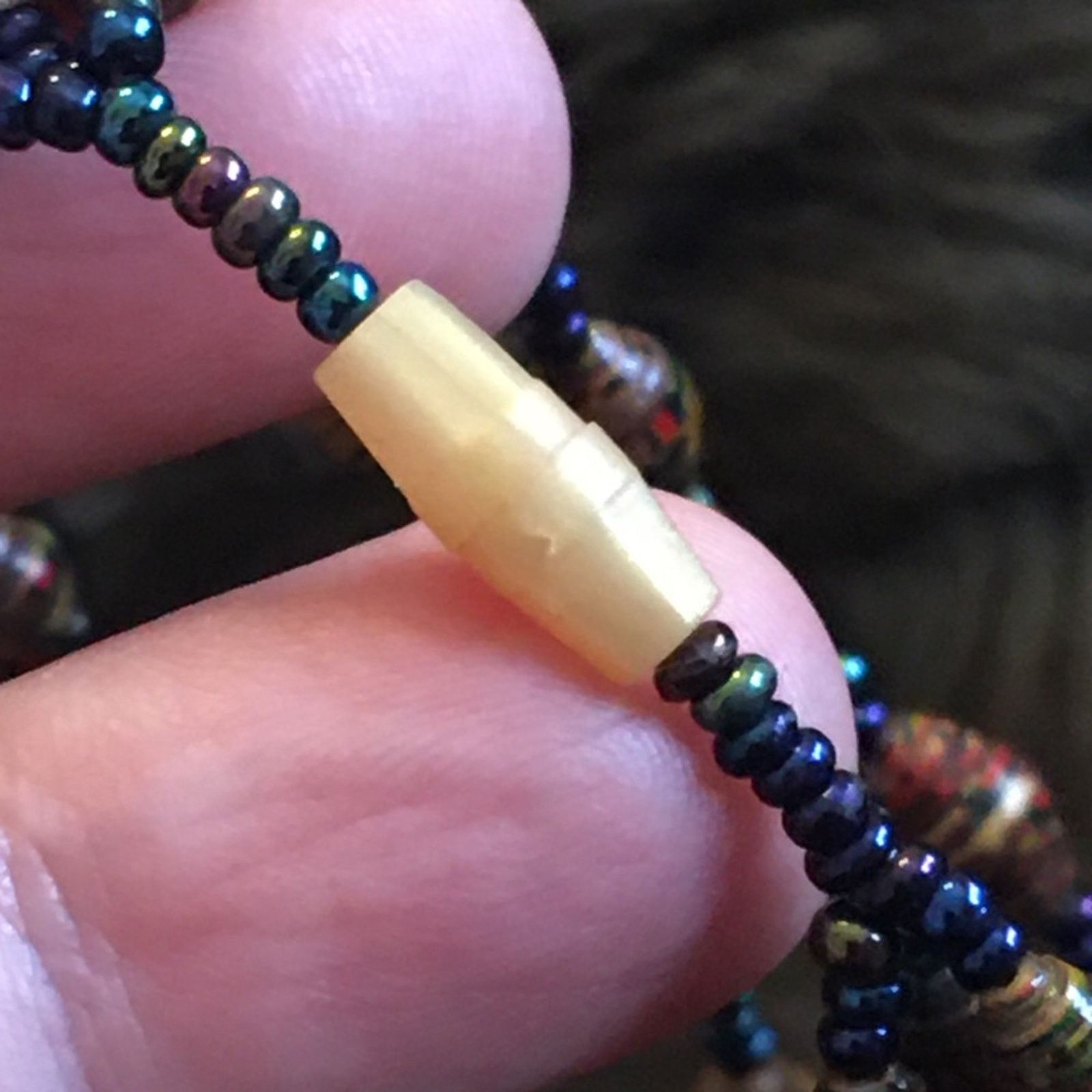Jewelry Handmade multi strand paper bead choker necklace Size ONE SIZE - 8 Thumbnail