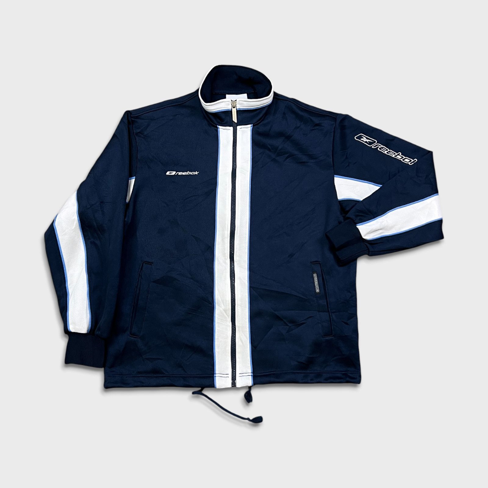 Reebok × Vintage Vintage Reebok Track Jacket Small Athletic Zip 90s Tracksuit Size US S / EU 44-46 / 1 - 1 Thumbnail