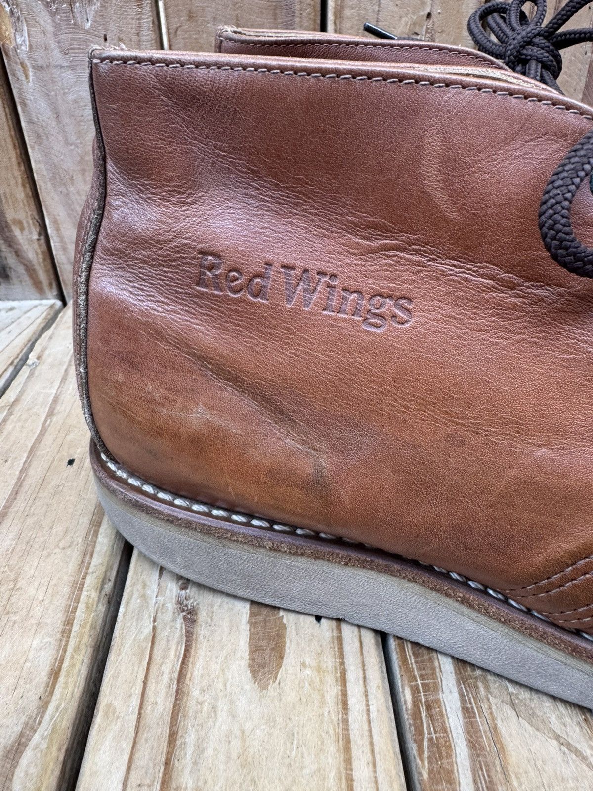 Red Wing Red wing 595 brown Men’s Chukka leather boots US 9 E2 UK 8 Size US 9 / EU 42 - 10 Thumbnail