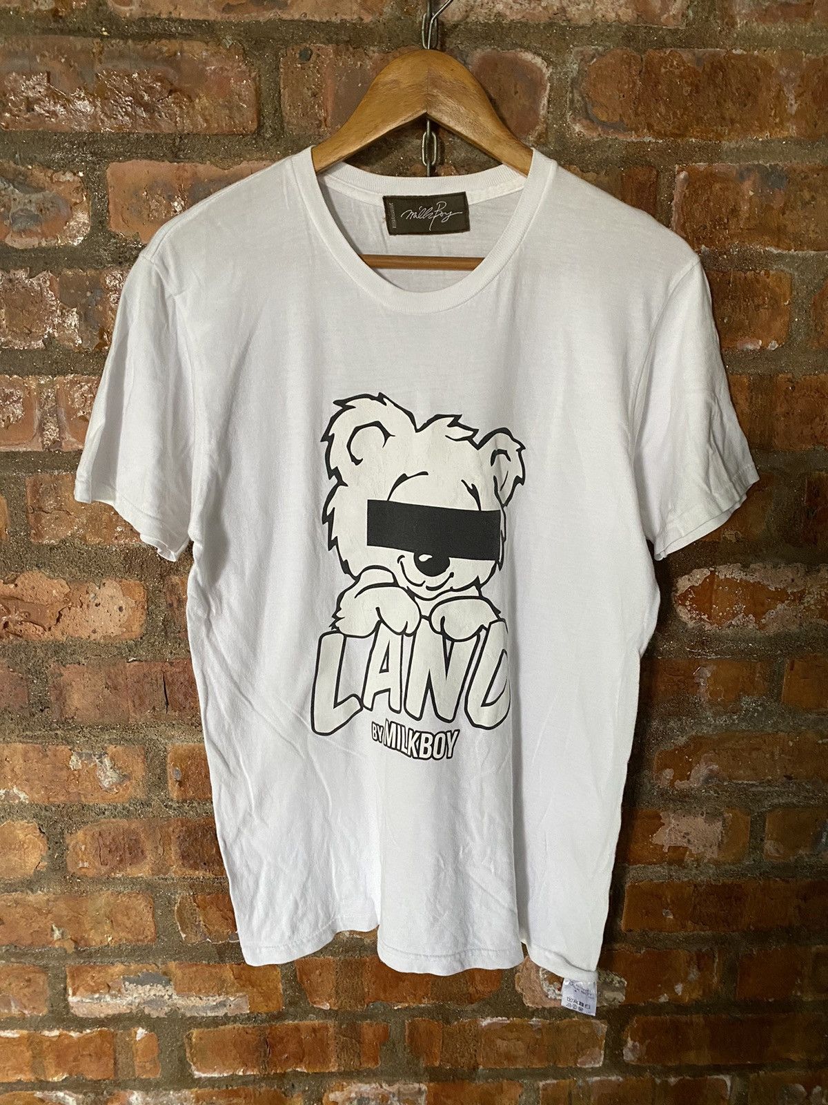 Beauty Beast × Hysteric Glamour × Japanese Brand SS17 Milkboy Punk bear Land staff tee Size US M / EU 48-50 / 2 - 2 Thumbnail