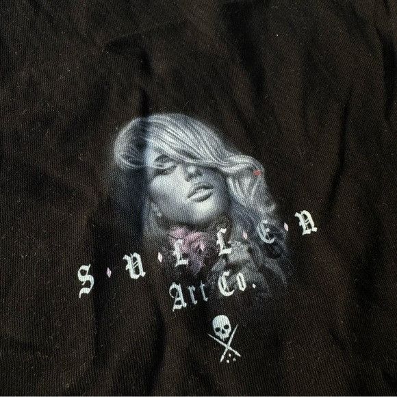 Designer NEW SULLEN ART COLLECTIVE ROSE BLACK T-SHIRT SZ 2XL XXL Size US XXL / EU 58 / 5 - 4 Thumbnail