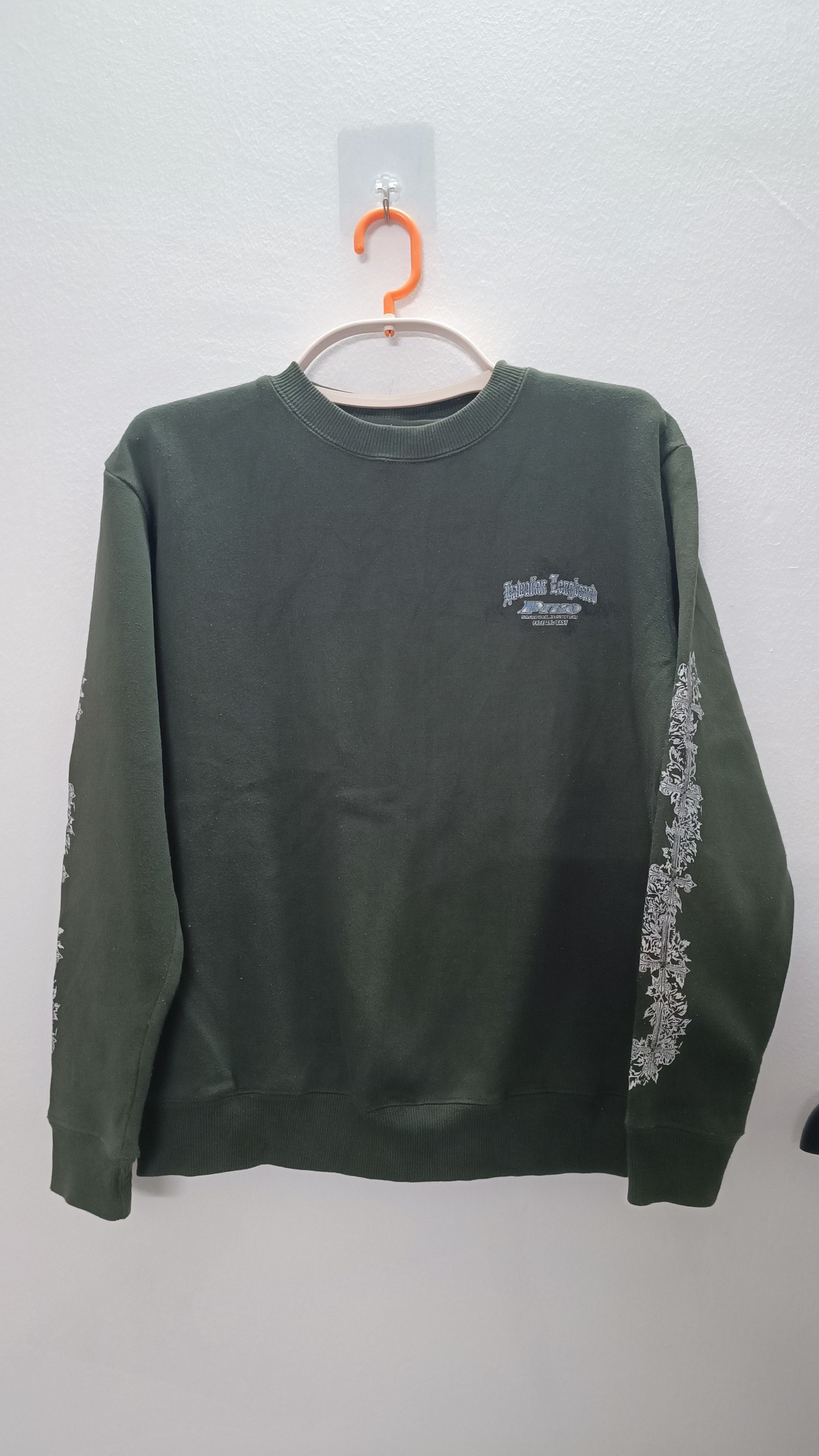 Vintage Cross Graffiti Piko Hawaiian Longboarders Sweatshirts Size US M / EU 48-50 / 2 - 1 Thumbnail