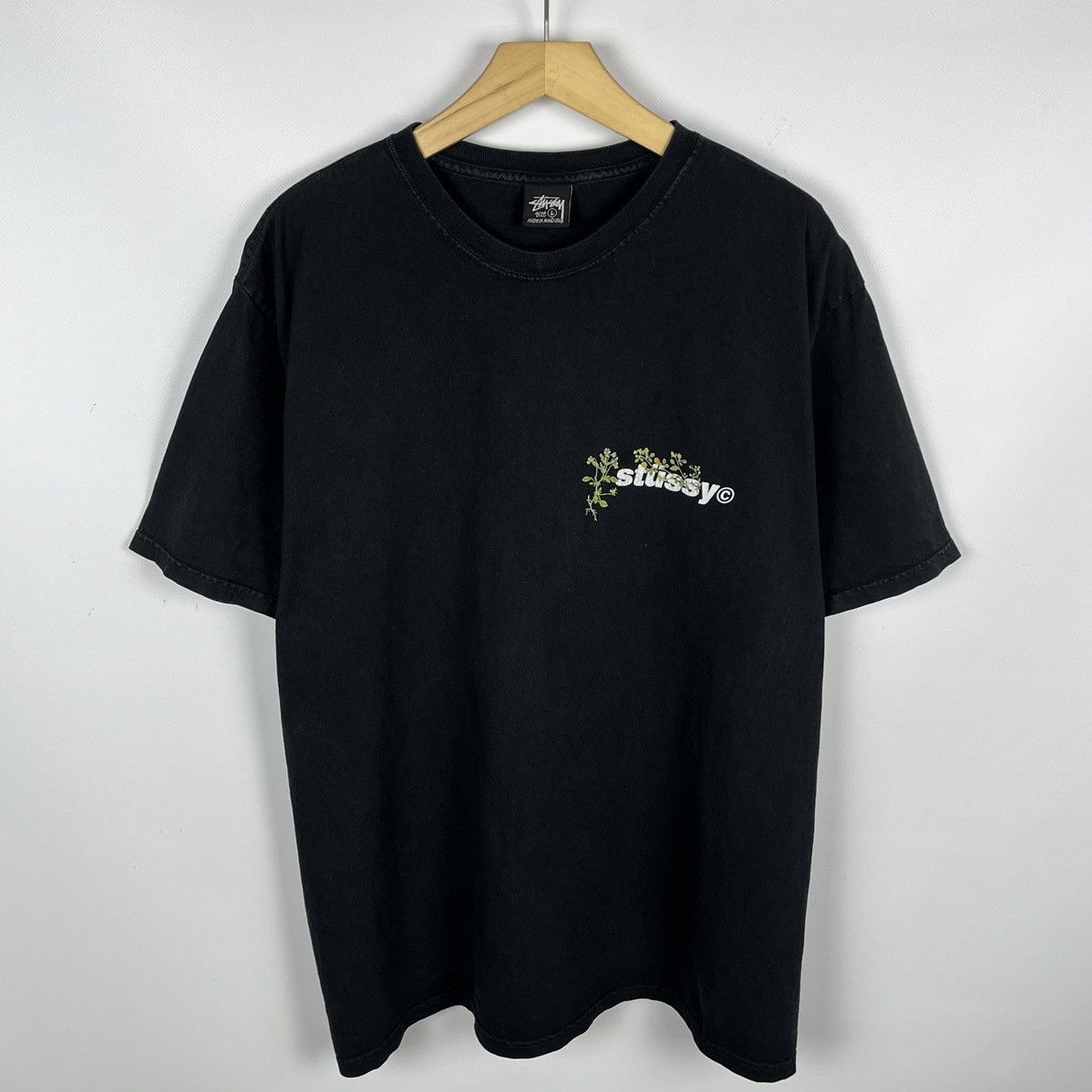 Stussy Stussy Bokay pigment dyed big logo tee Size US L / EU 52-54 / 3 - 9 Thumbnail