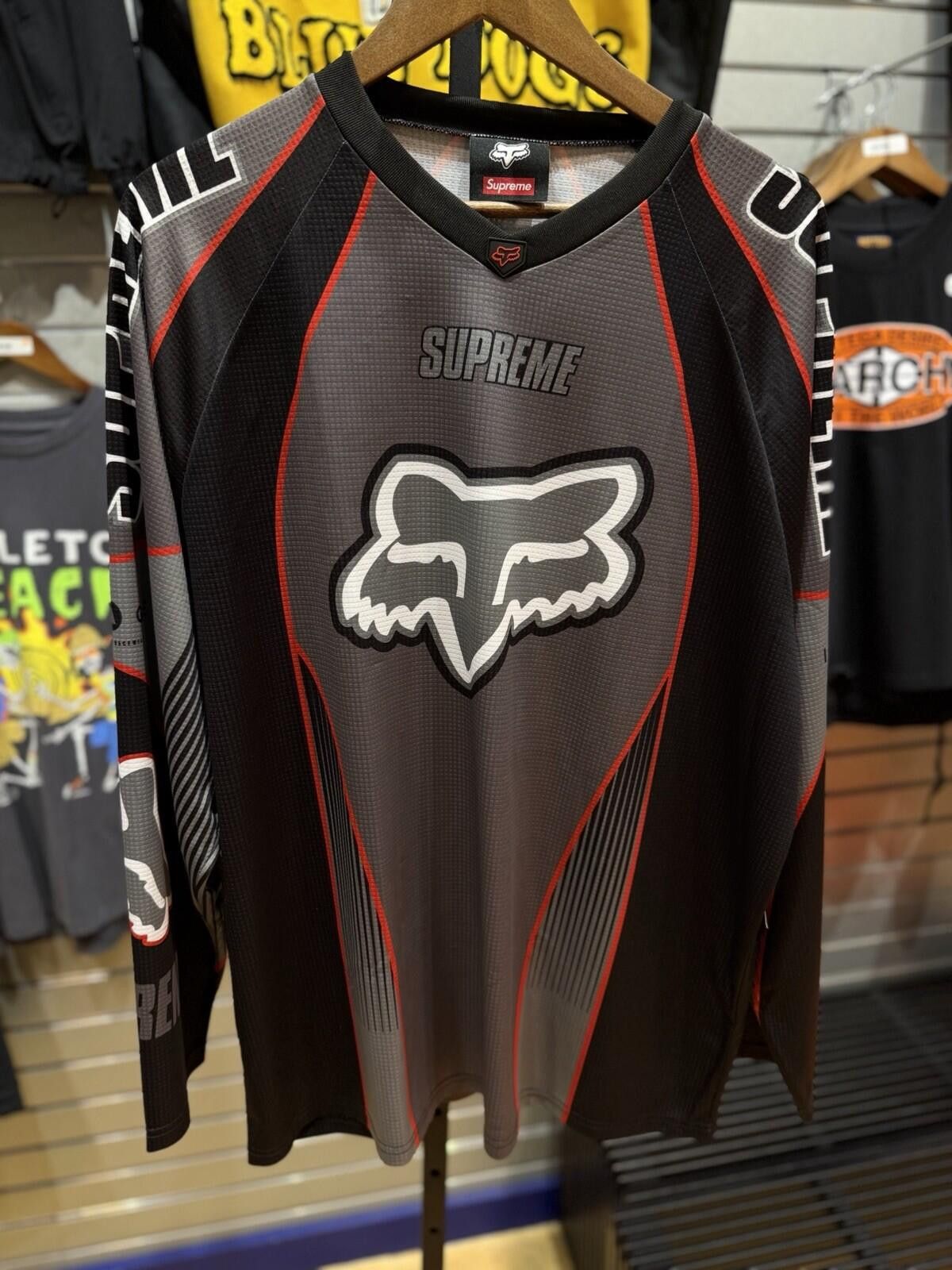 Supreme Supreme Fox Racing DMX Jersey Black SIZE (XL) BRAND NEW Size US XL / EU 56 / 4 - 1 Thumbnail