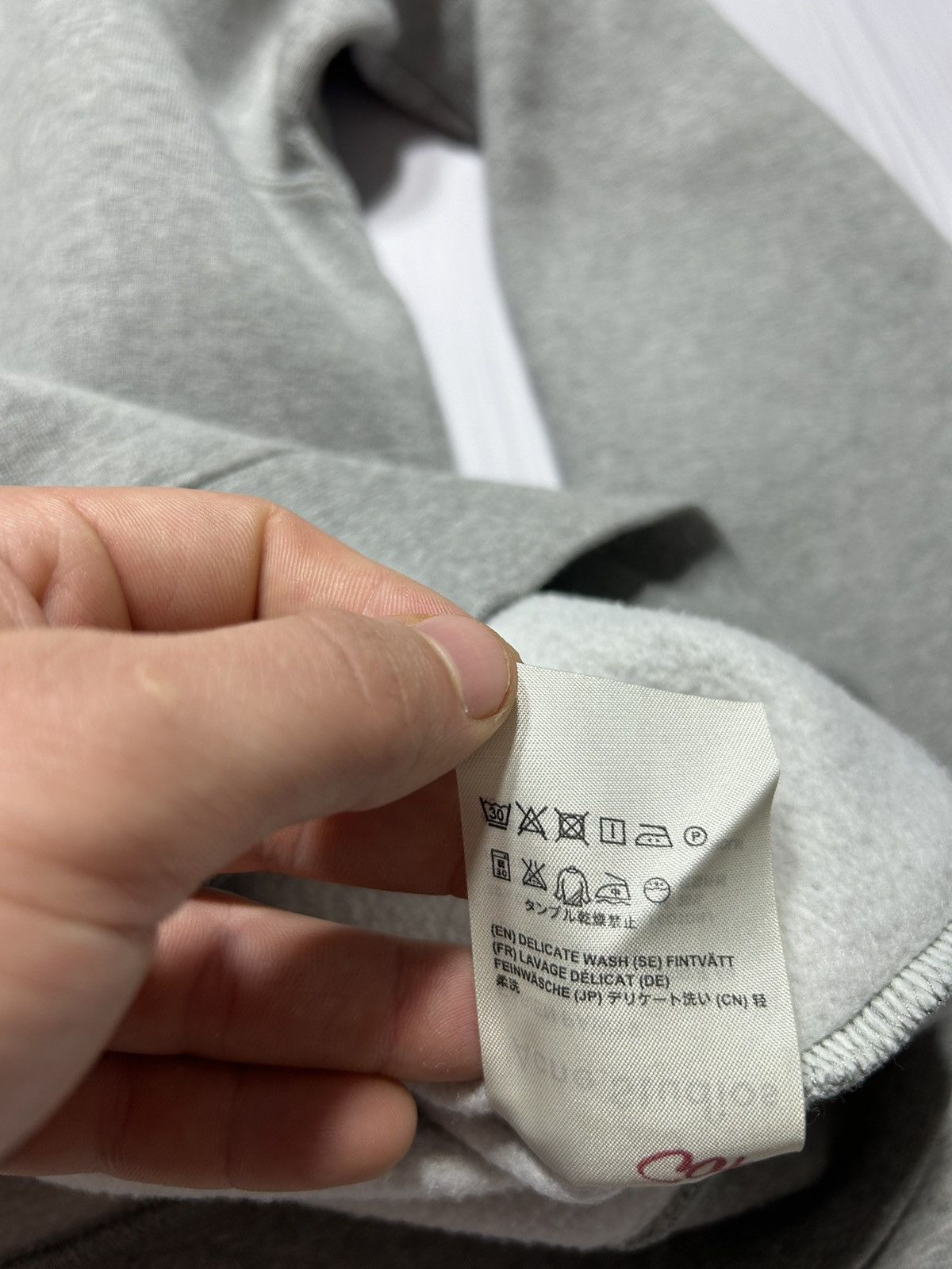 Acne Studios × Designer Acne Studios Fabien PAW15 Grey Fleece Crewneck Sweater Size US S / EU 44-46 / 1 - 10 Thumbnail