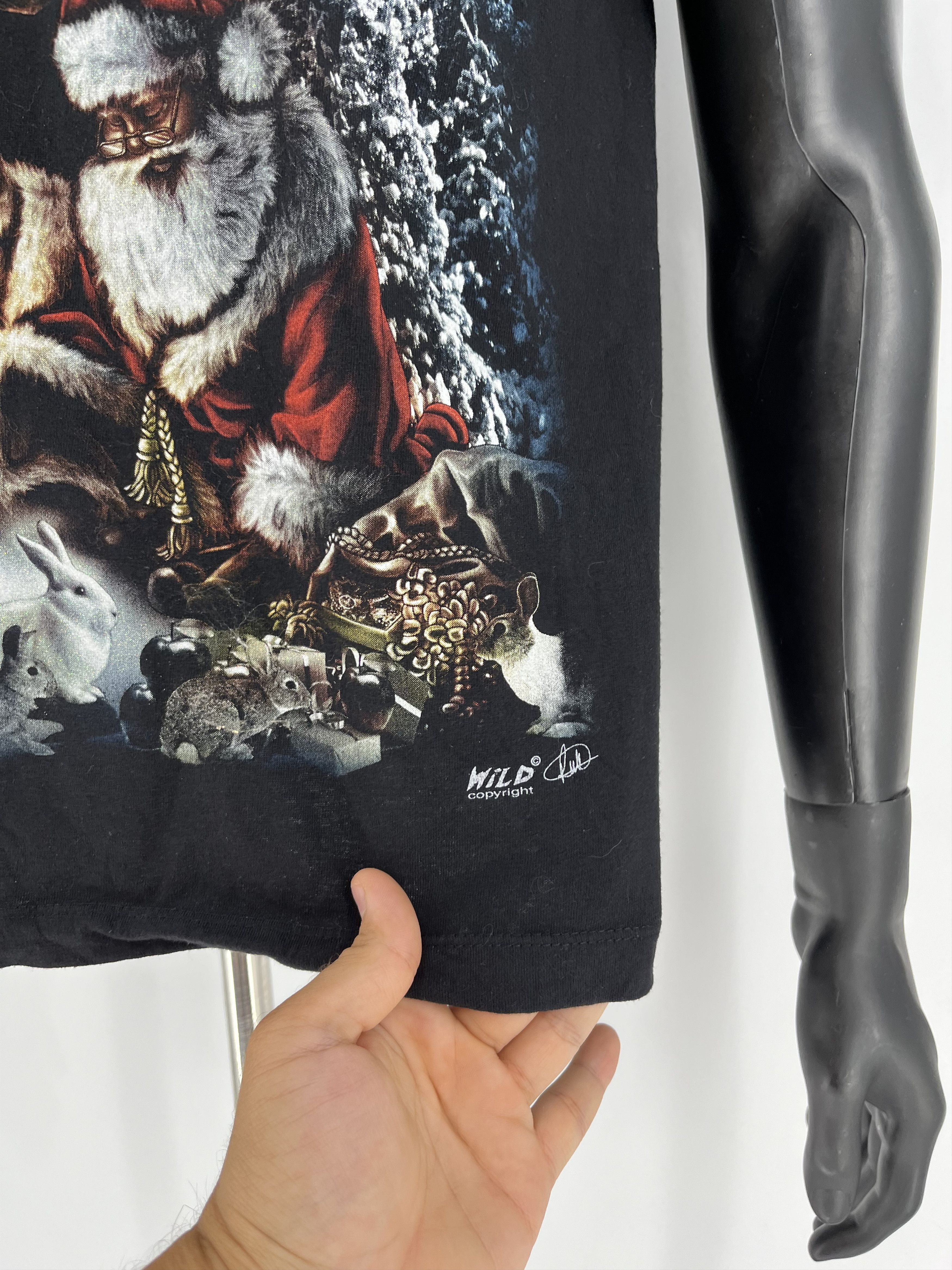 Band Tees × Vintage Vintage Y2K Merry Christmas WILD Hevy Matal Streetwear Size US M / EU 48-50 / 2 - 8 Thumbnail