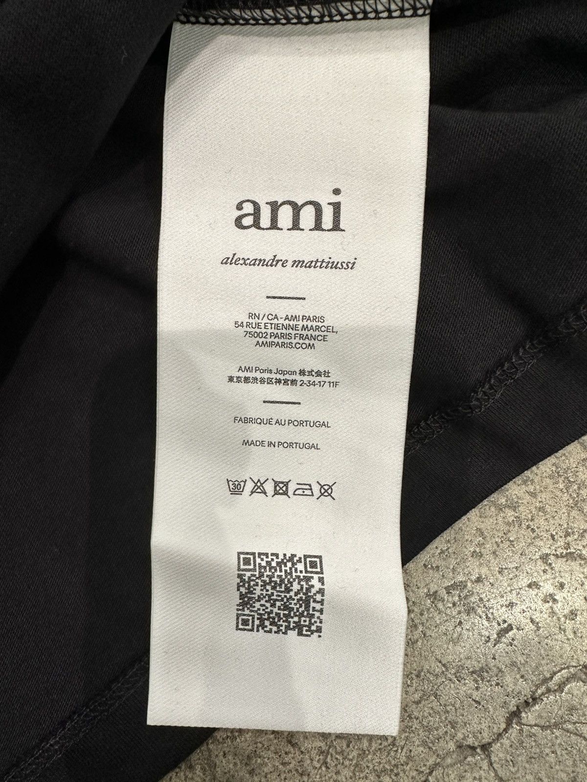 AMI AMI - ADC Tshirt Black Size US XL / EU 56 / 4 - 4 Thumbnail