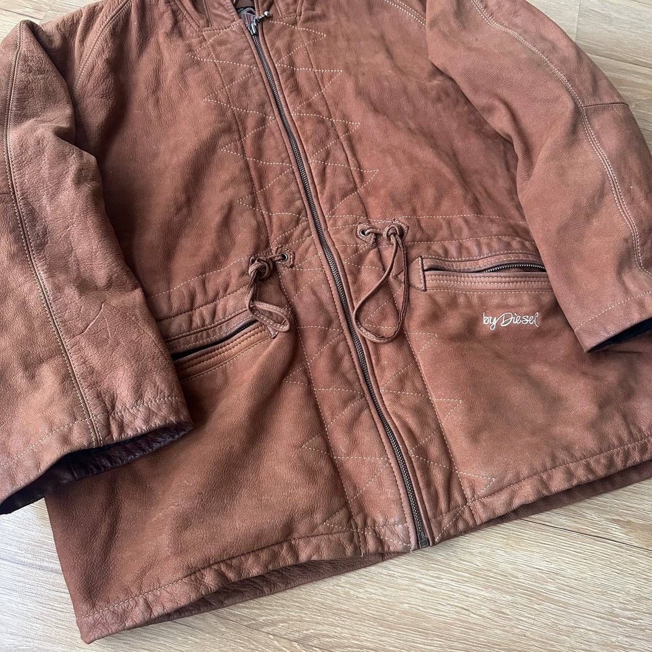 Diesel Diesel Leather Flying Cougar Jacket Size US XL / EU 56 / 4 - 5 Thumbnail