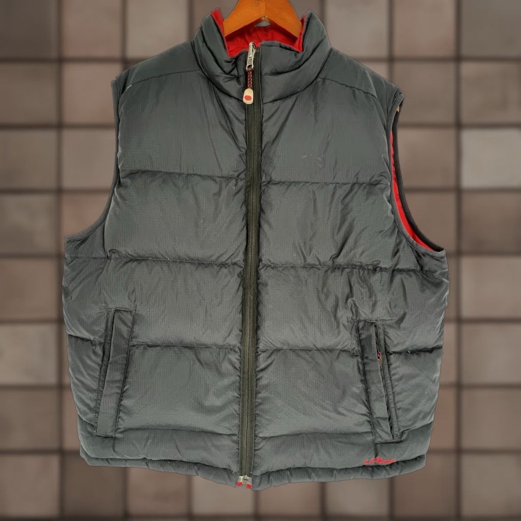 Vintage VINTAGE LL Bean Goose Down Puffer Vest Mens M Black Red Reversible Size US M / EU 48-50 / 2 - 1 Thumbnail