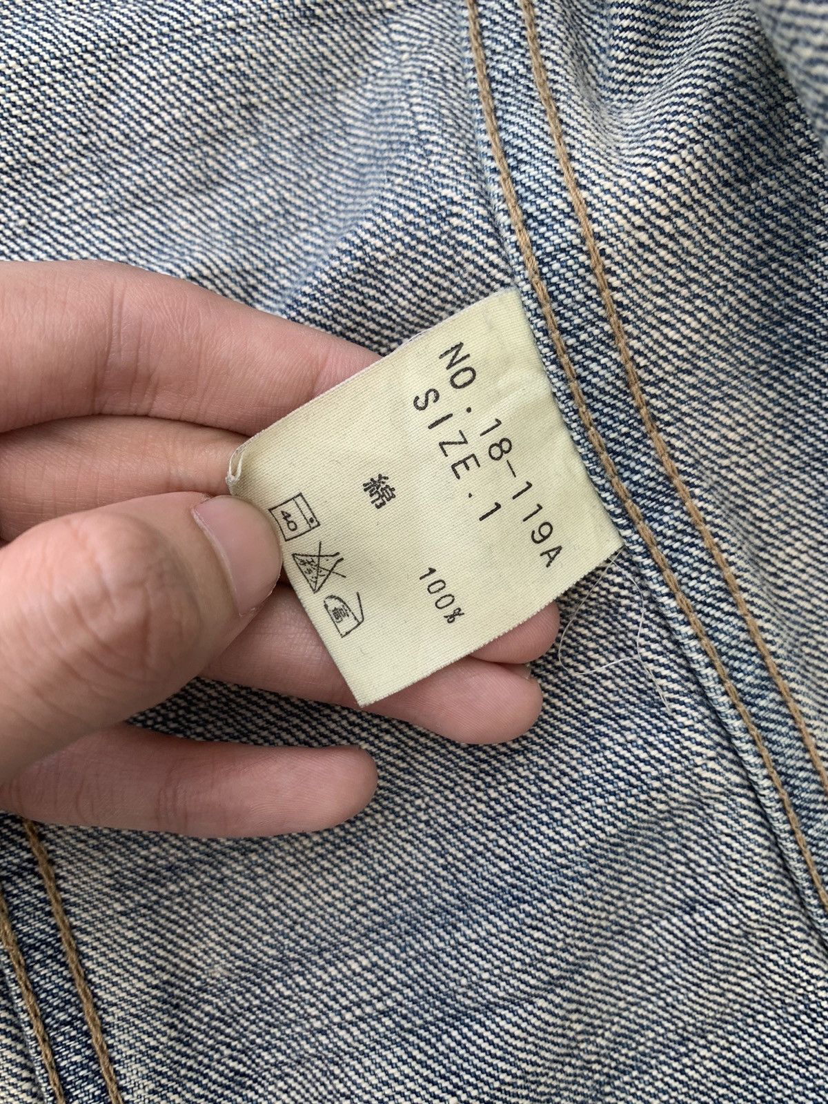 Japanese Brand × OMNIGOD Domingo D.M.G Distressed Denim Jacket Size S / US 4 / IT 40 - 17 Thumbnail