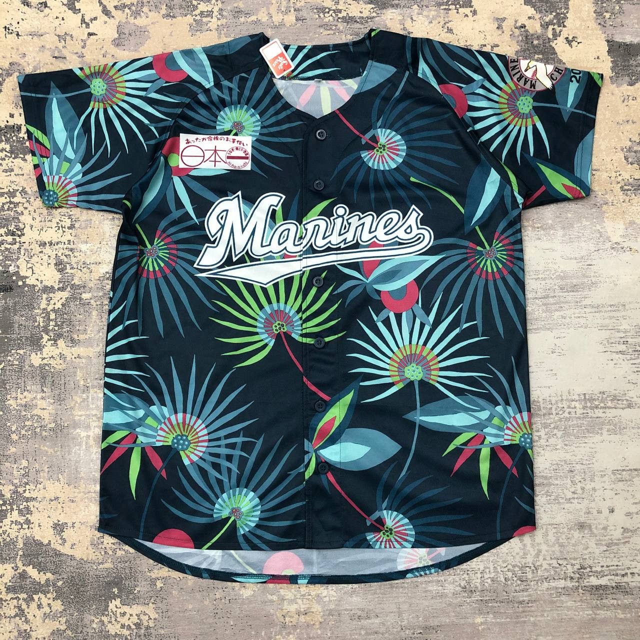 Japanese Brand T178 MARINES CHIBA LOTTE 2018 BASEBALL JERSEY Size US M / EU 48-50 / 2 - 1 Thumbnail
