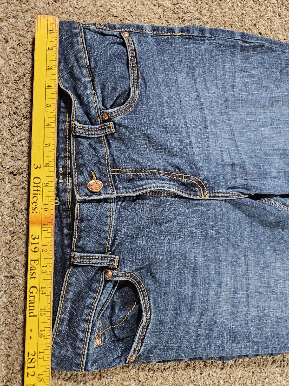Wrangler Wrangler Jeans Women's 15x32 Blue Boot Cut Western Cowgirl Size 30" / US 8 / IT 44 - 4 Thumbnail