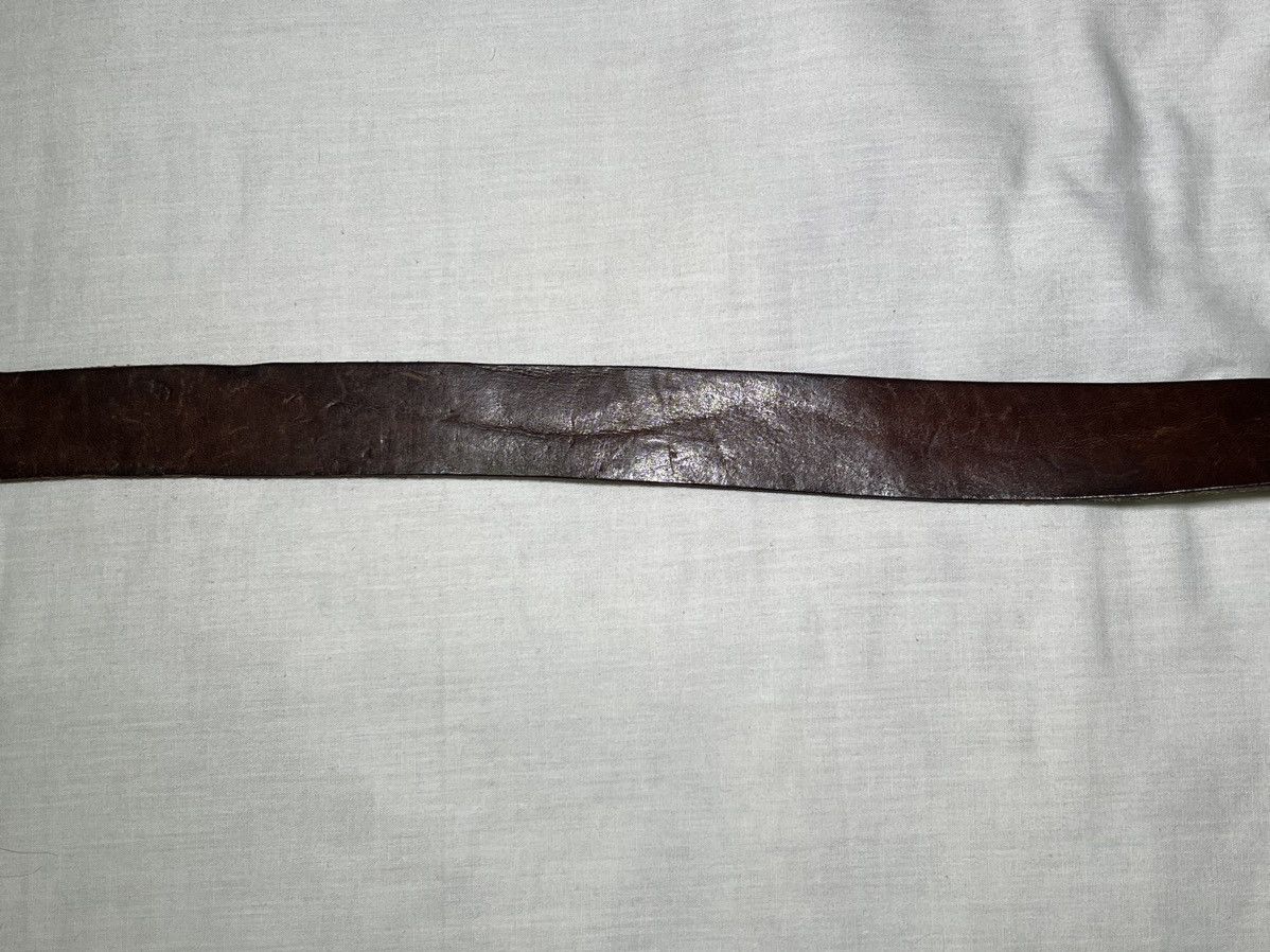 Vintage Y2K Leather Cowboy Lucky Seven 777 Belt Made in USA Size 34 - 10 Thumbnail