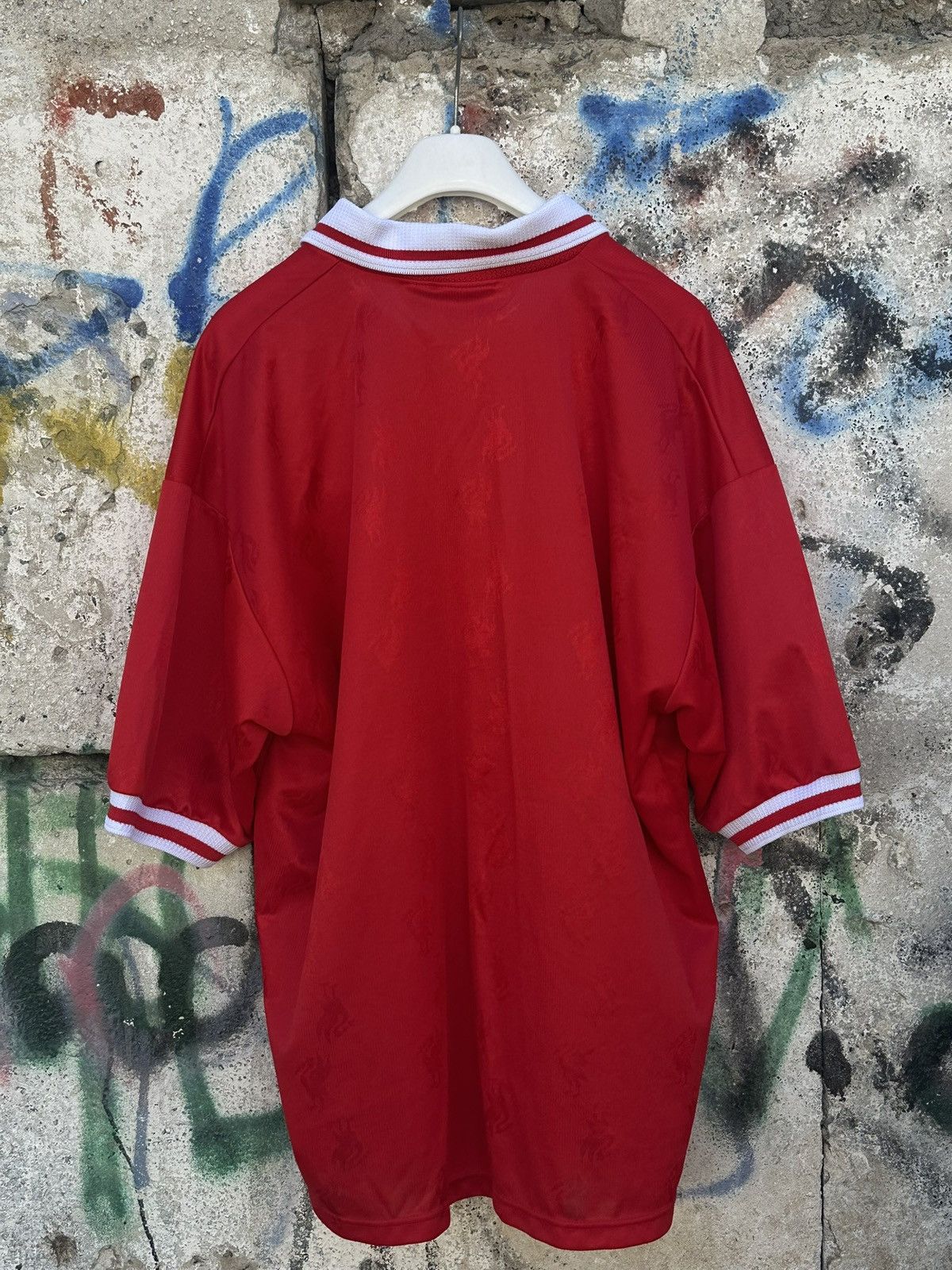Reebok VINTAGE LIVERPOOL 1996 FOOTBALL SOCCER JERSEY REEBOK 46-48" Size US XXL / EU 58 / 5 - 3 Thumbnail