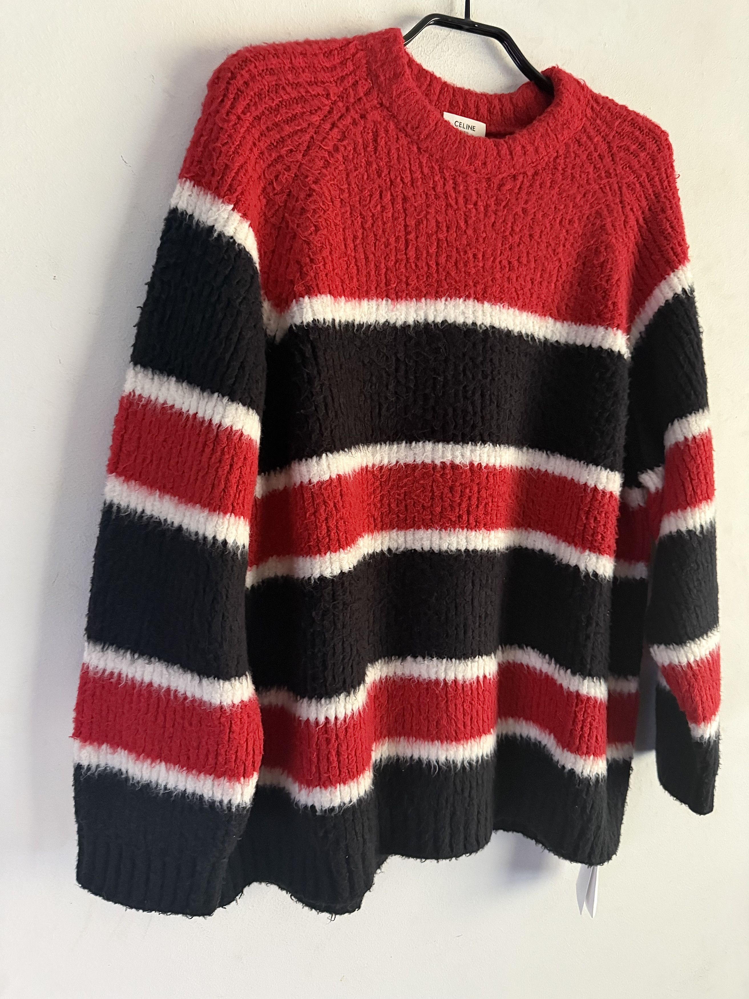 Celine Celine Aw21 Striped Bouclé Knit Size US L / EU 52-54 / 3 - 3 Thumbnail