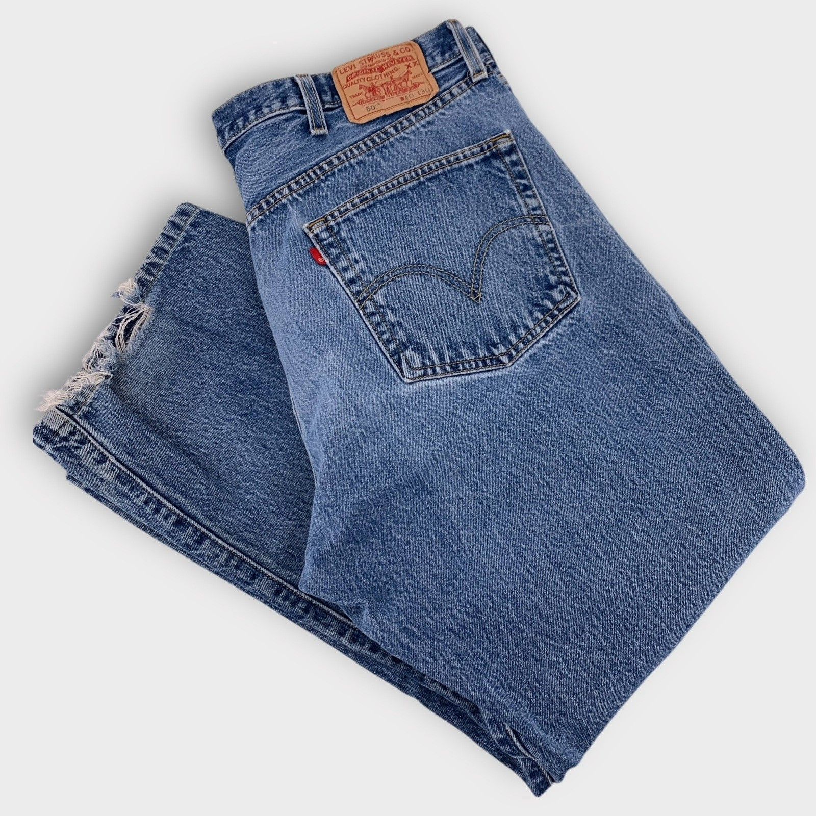 Levi's VTG Levi's 501 Button Fly Straight Leg 39x28.5" Jeans Size US 39 - 17 Thumbnail