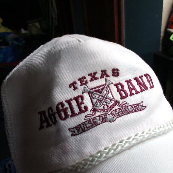 Other Vintage Texas Aggie Band Rope Snap Trucker Hat Cap Size ONE SIZE - 2 Thumbnail