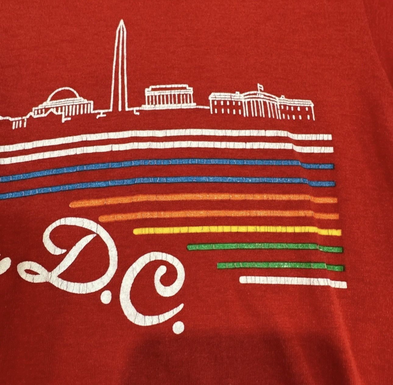 Vintage Vintage 80s Washington DC Shirt Single Stitch Size Small Size US S / EU 44-46 / 1 - 4 Thumbnail