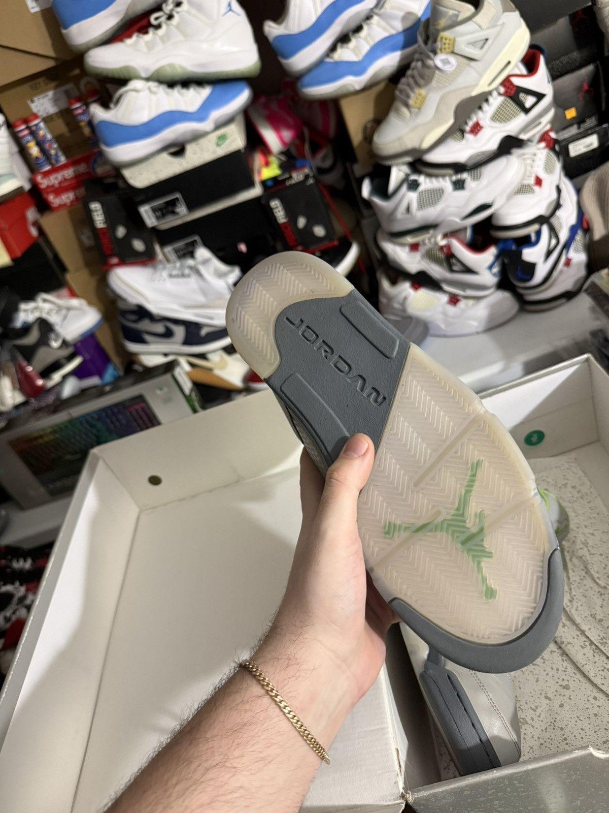 Jordan Brand Jordan retro 5 green bean sz 10.5 Size US 10.5 / EU 43-44 - 5 Thumbnail