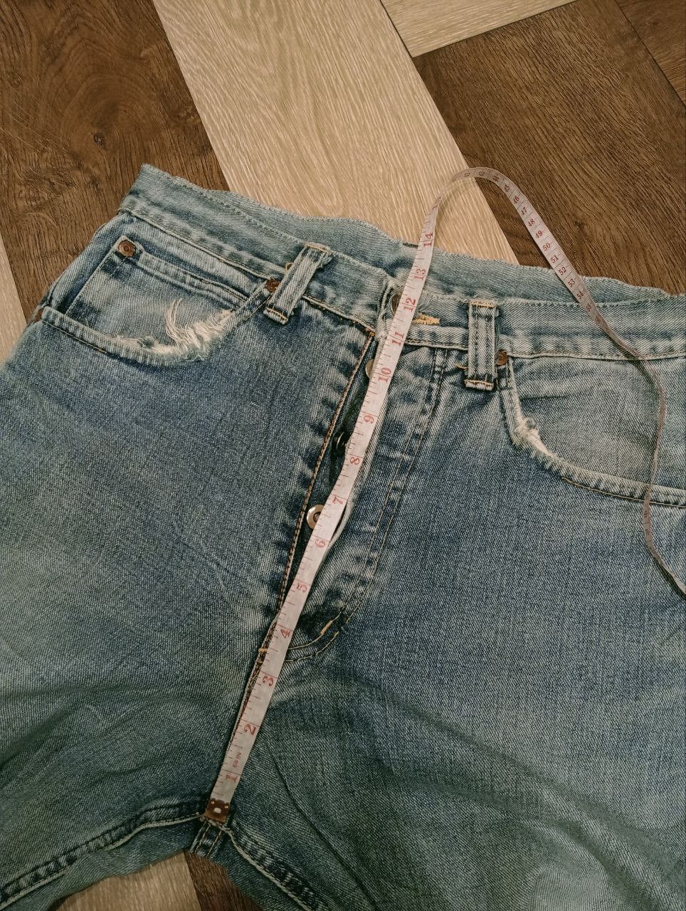Sugar Cane VINTAGE SUGAR CANE SELVEDGE DISTRESSED JEANS Size US 30 / EU 46 - 13 Thumbnail