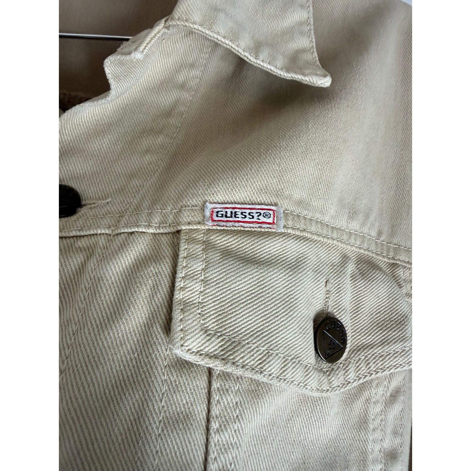 Guess Vintage 80s Guess by Georges Marciano USA Denim Trucker Size US XL / EU 56 / 4 - 8 Thumbnail