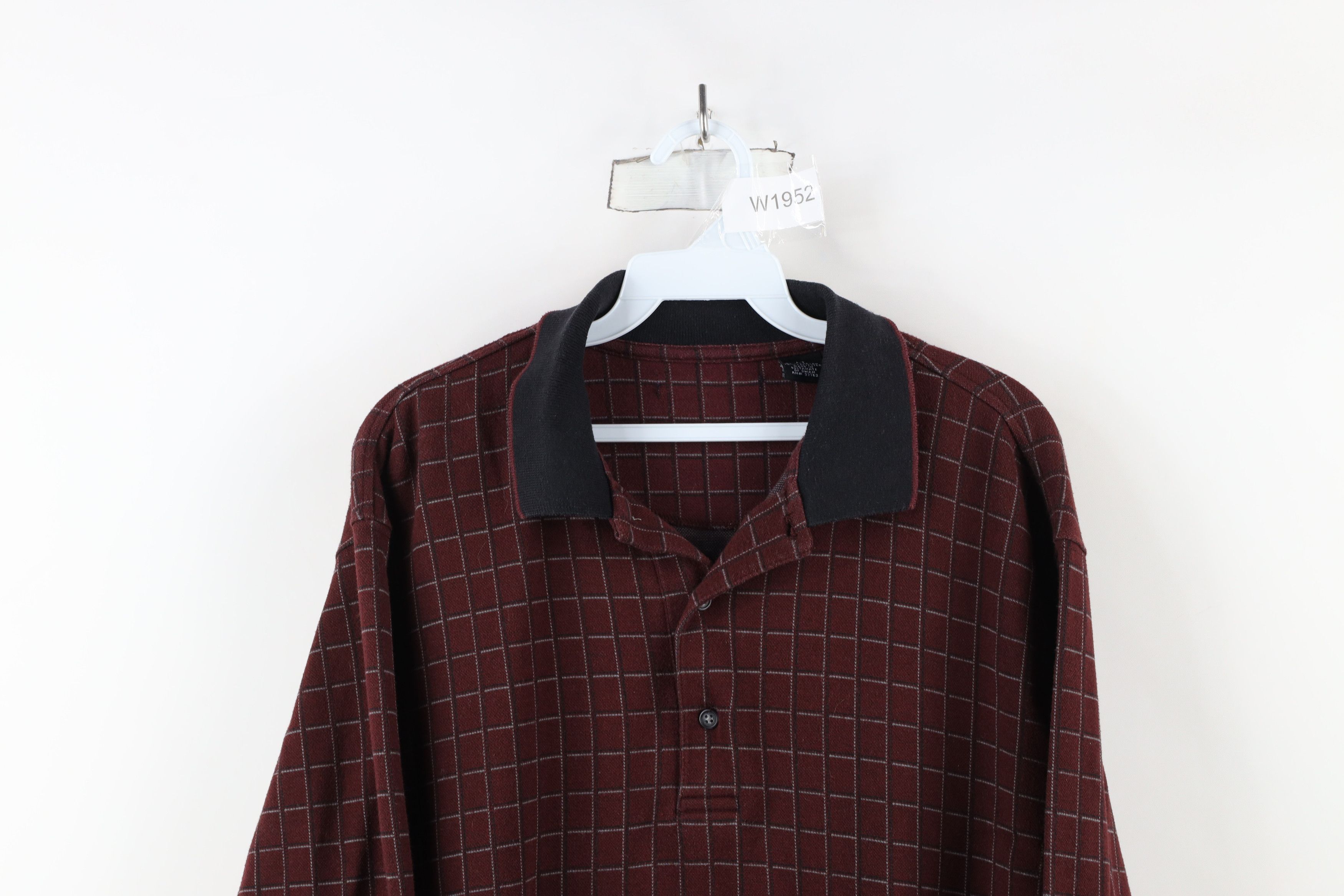 Vintage Vintage 90s Streetwear Knit Long Sleeve Rugby Polo Size US L / EU 52-54 / 3 - 2 Thumbnail