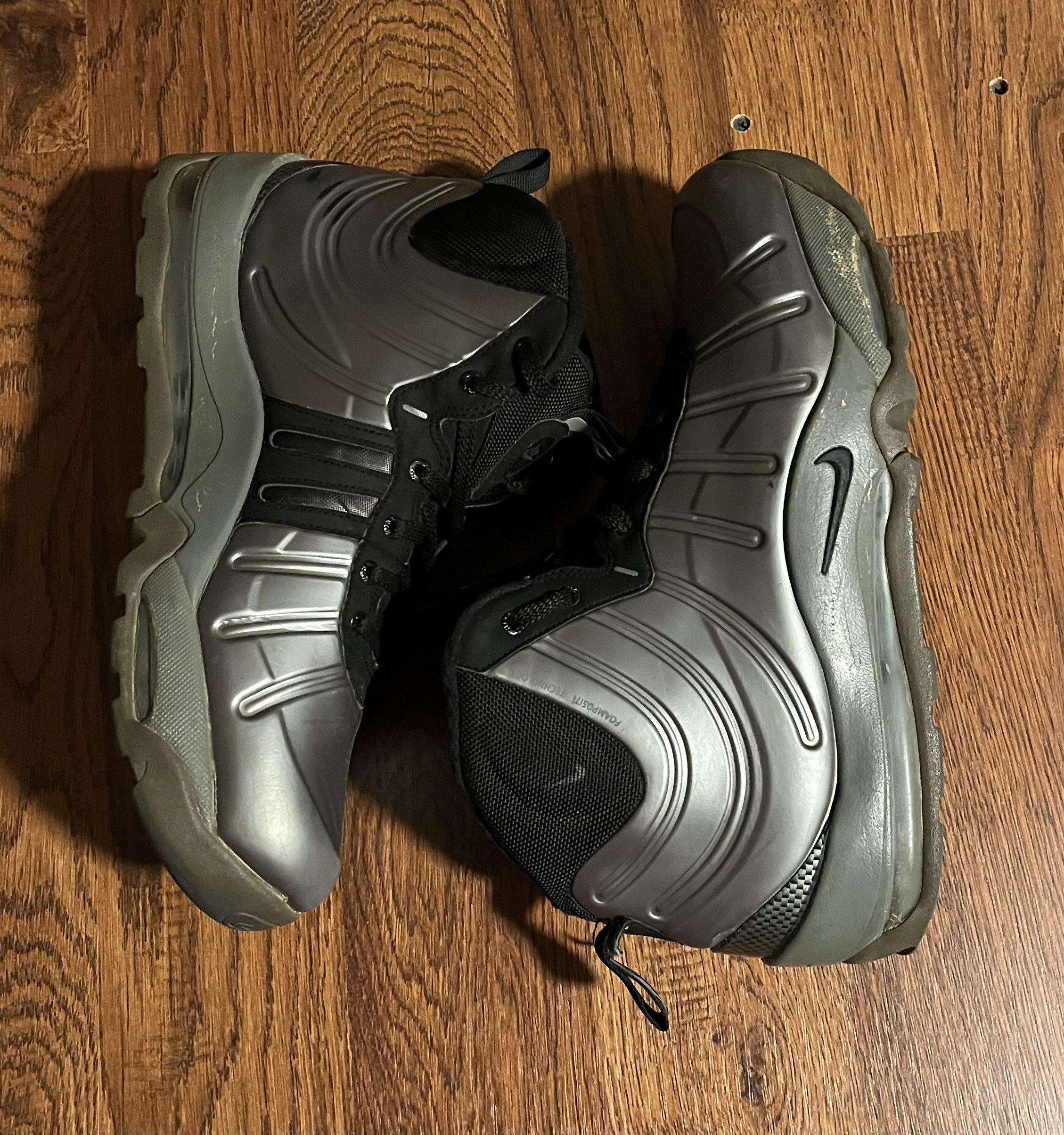 Nike Nike Air Max Bakin Posit Pewter Metallic Silver Sneakers Size US 10.5 / EU 43-44 - 3 Thumbnail