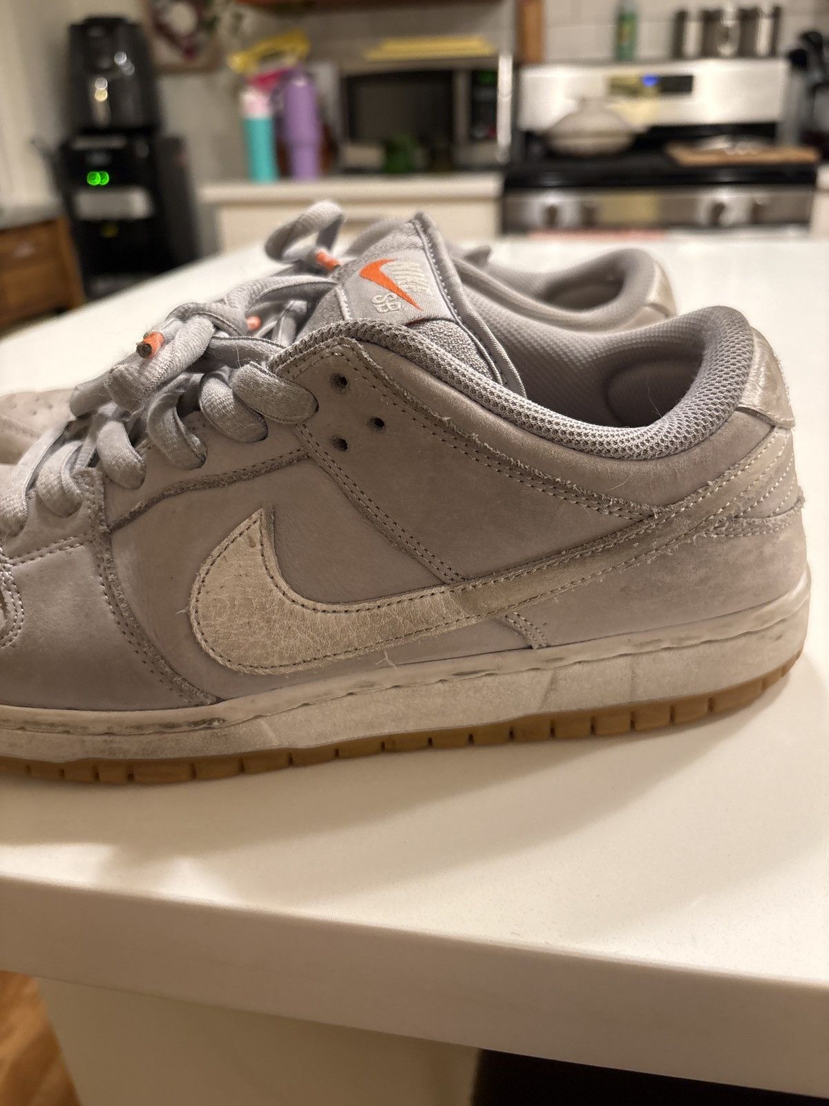 Nike SB Nike SB Wolf Grey Dunks No Box Size US 11 / EU 44 - 7 Thumbnail