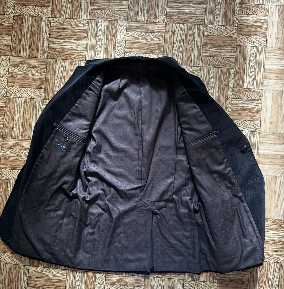 Gucci Vintage Gucci Tom Ford Velvet Blazer Jacket Size 50R - 5 Thumbnail