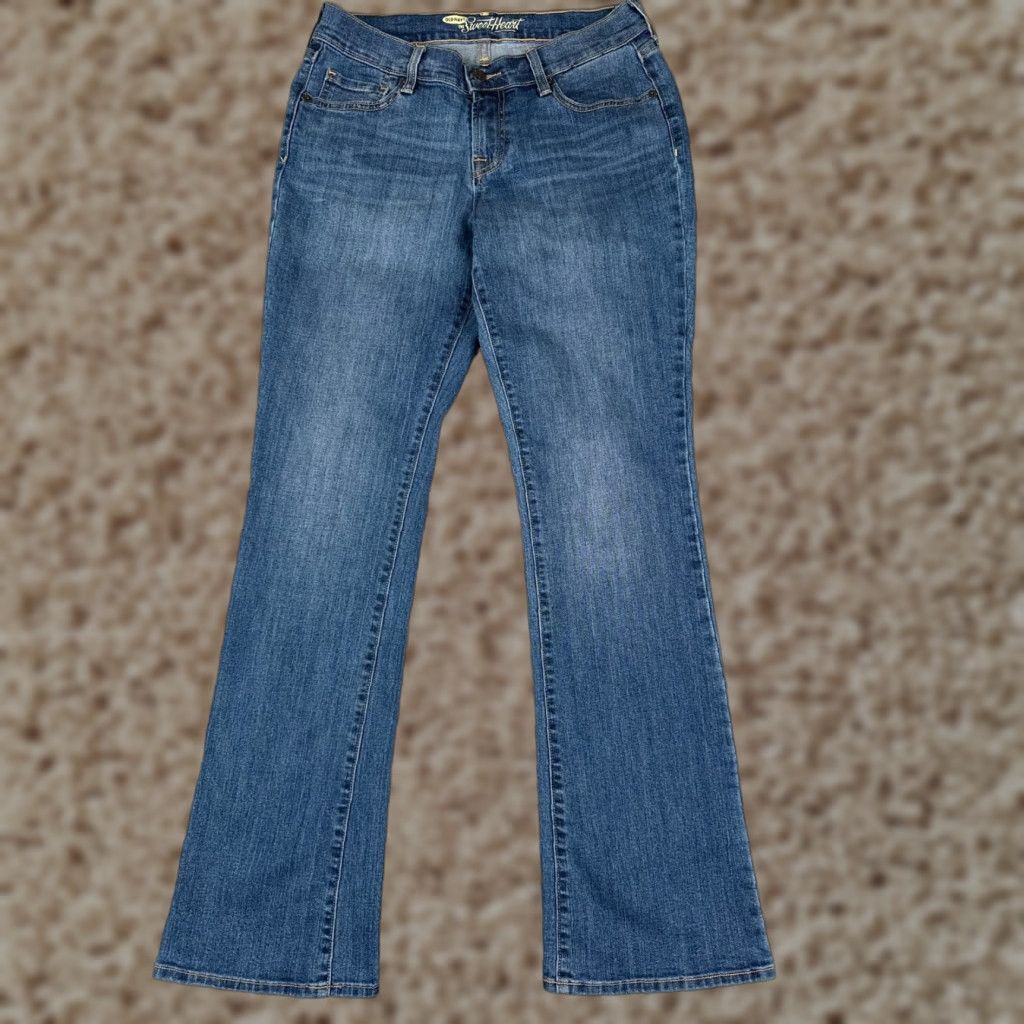 Old Navy Old Navy Women's Blue Denim Bootcut Jeans Size 6 Regular Stretch Cotton Blend Fall Spring Summer Size 28" / US 6 / IT 42 - 1 Thumbnail