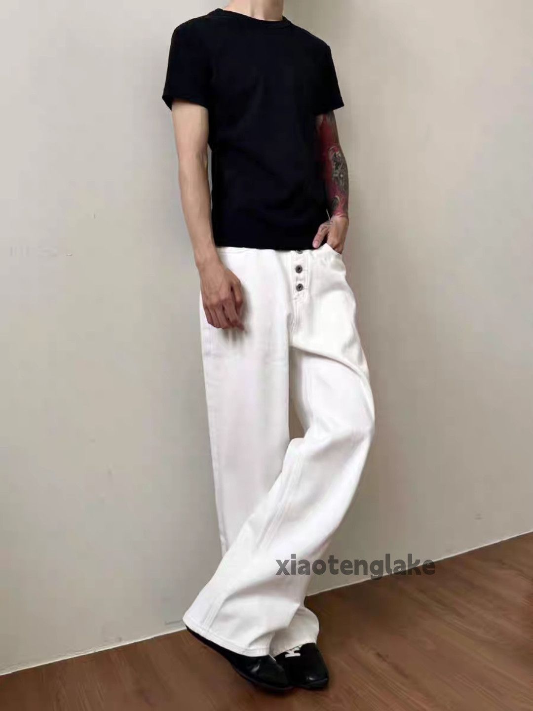 Jean Utility skate hiphop yuppie loose baggy flared jeans Size US 28 / EU 44 - 5 Thumbnail