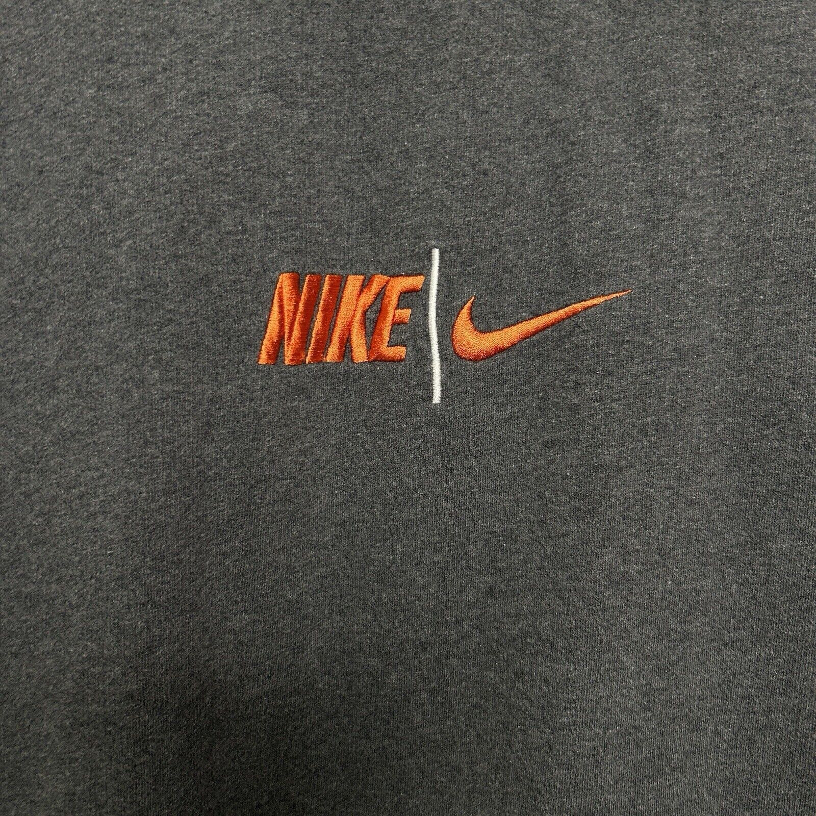 Nike Vintage Y2K Nike Crewneck “Grey Orange” 2024 Size US L / EU 52-54 / 3 - 3 Thumbnail