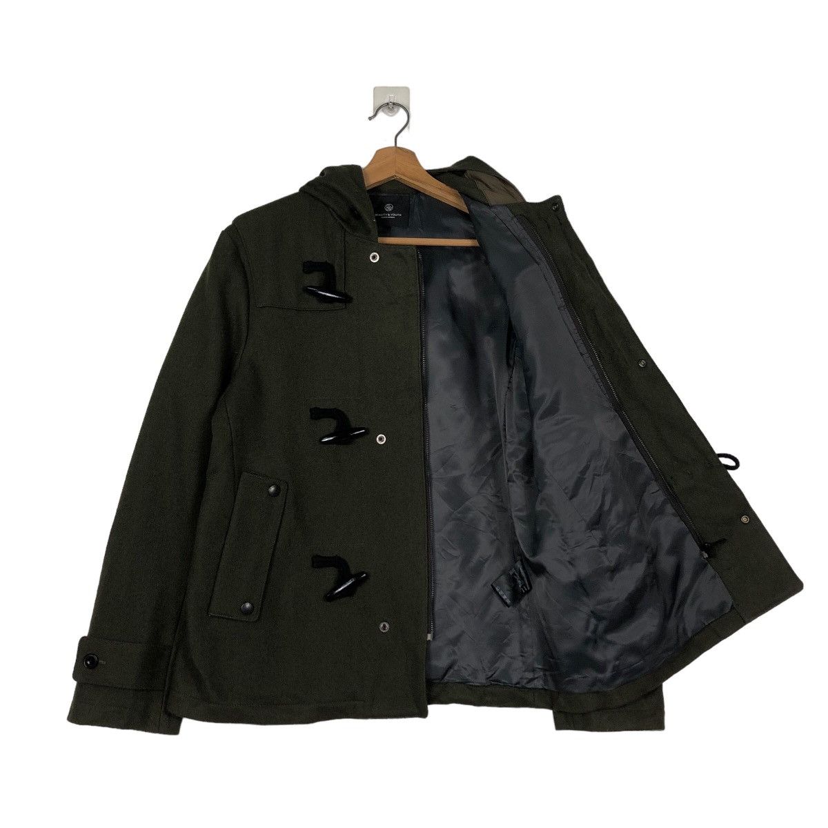 Issey Miyake 🔥Vintage Biker Jacket Wool Beauty & Youth United Arrow Size US L / EU 52-54 / 3 - 12 Thumbnail