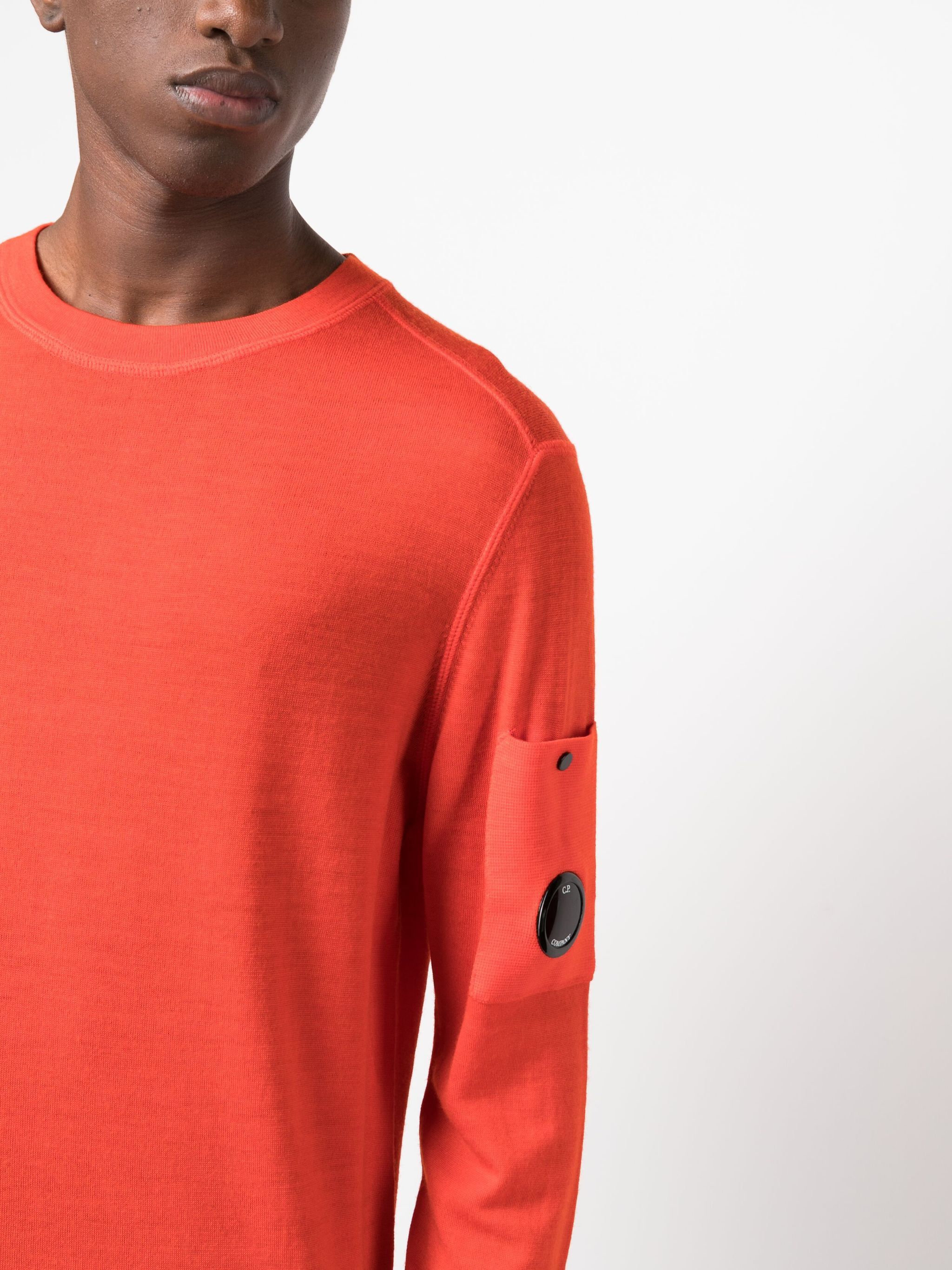 C.P. Company o1y1224 Crewneck Sweater in Orange Size US XL / EU 56 / 4 - 5 Thumbnail
