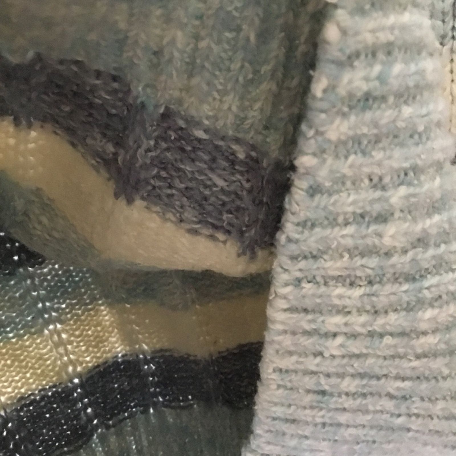 Gap GAP Blue and White Striped Knit Sweater Top Size S / US 4 / IT 40 - 4 Thumbnail