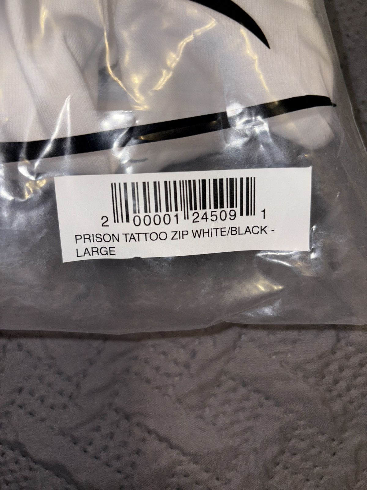 Revenge Revenge white prison tattoo zip hoodie Size US L / EU 52-54 / 3 - 12 Thumbnail