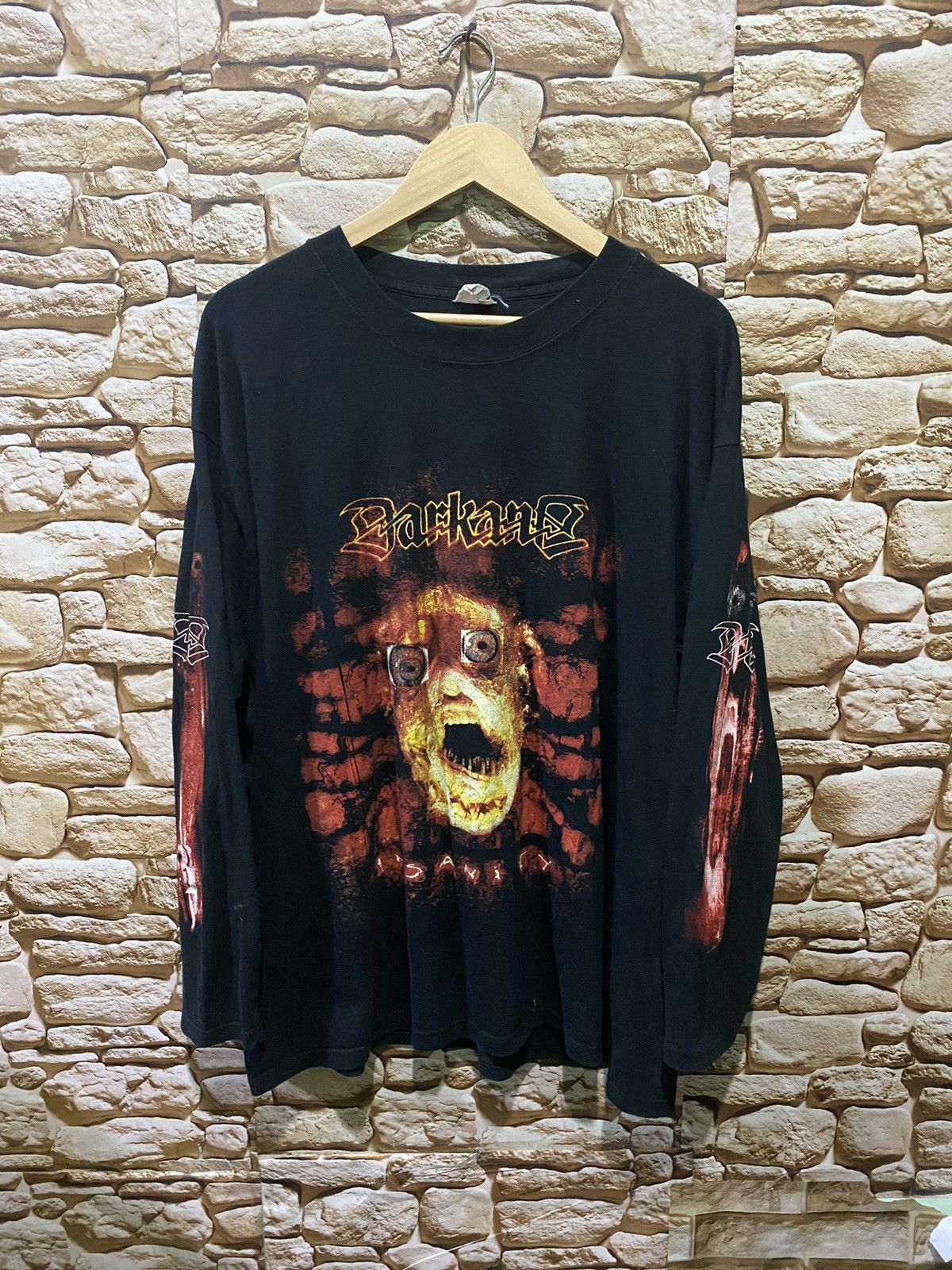 Band Tees Rare vintage darkane insanity longsleeve metal band shirt Size US XL / EU 56 / 4 - 2 Thumbnail