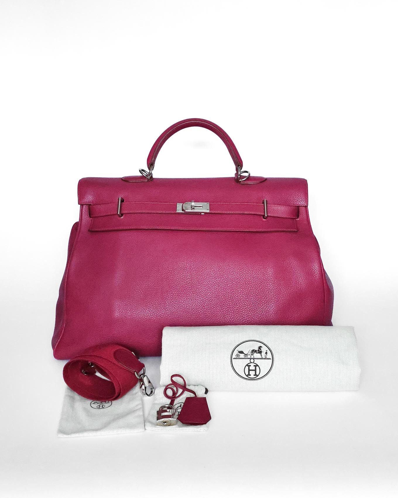 Hermes Kelly 50 Voyage Rubis Clémence 2010 Size ONE SIZE - 5 Thumbnail