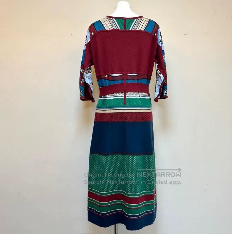 Hermes Hermes Cashmere and Silk Heavy Duty Dress Size XXS / US 00 / IT 34 - 2 Thumbnail